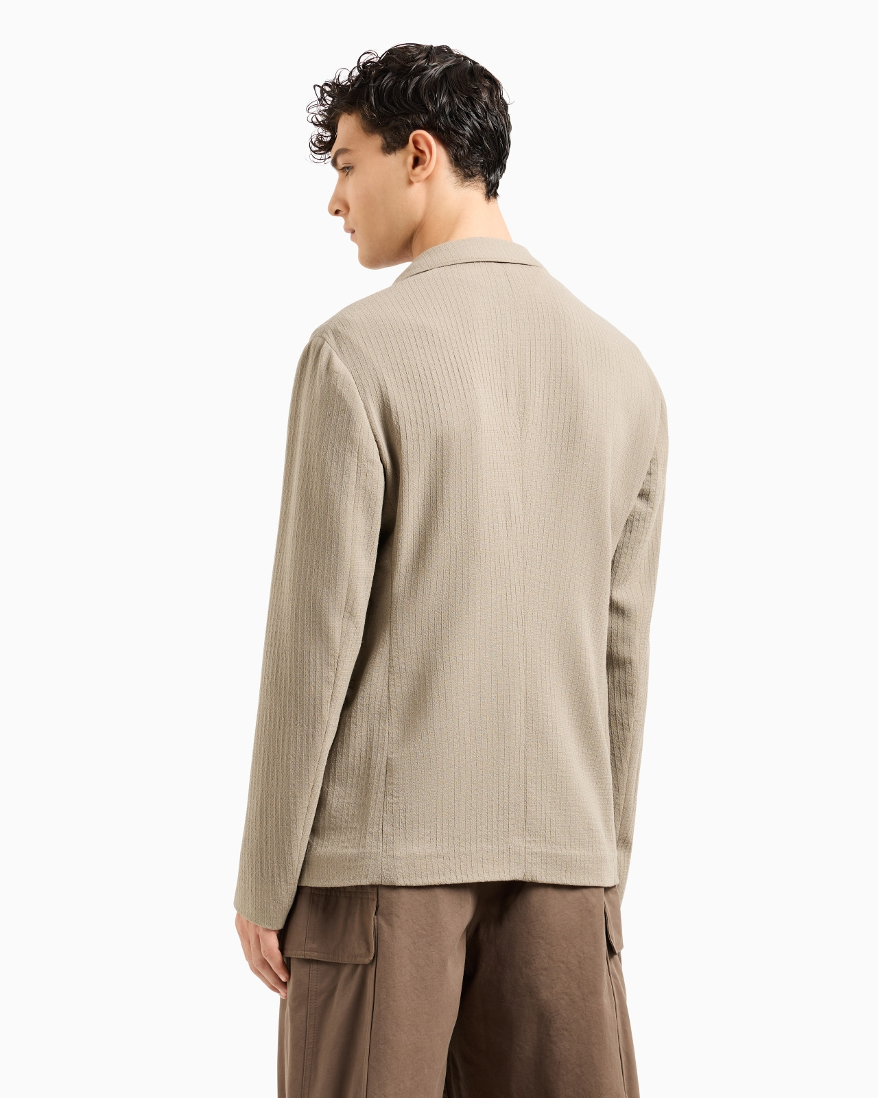 ARMURE WOOL CRÊPE SINGLE-BREASTED JACKET - 3