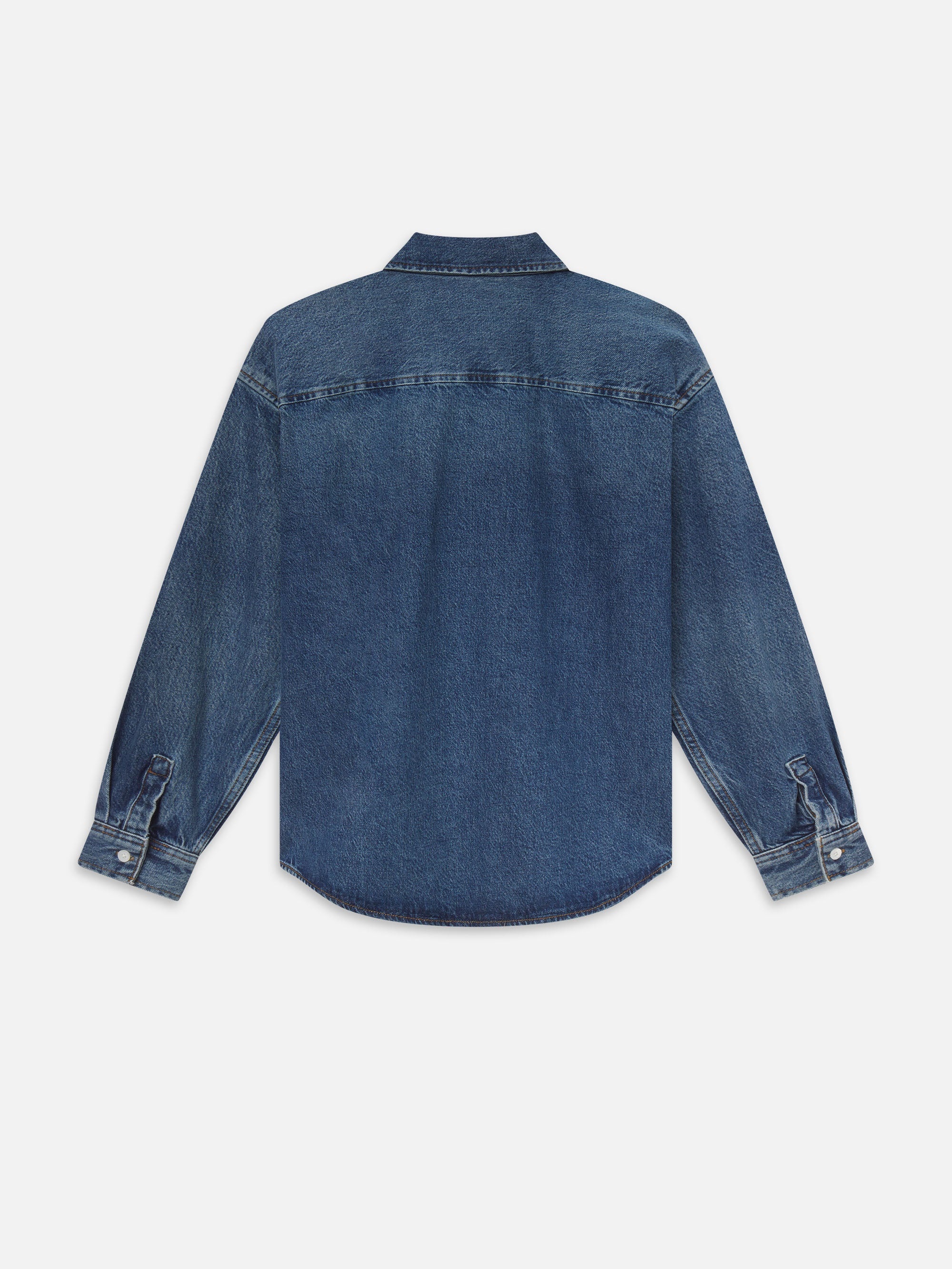 Relaxed Heavy Denim Shirt in Dreams - 5