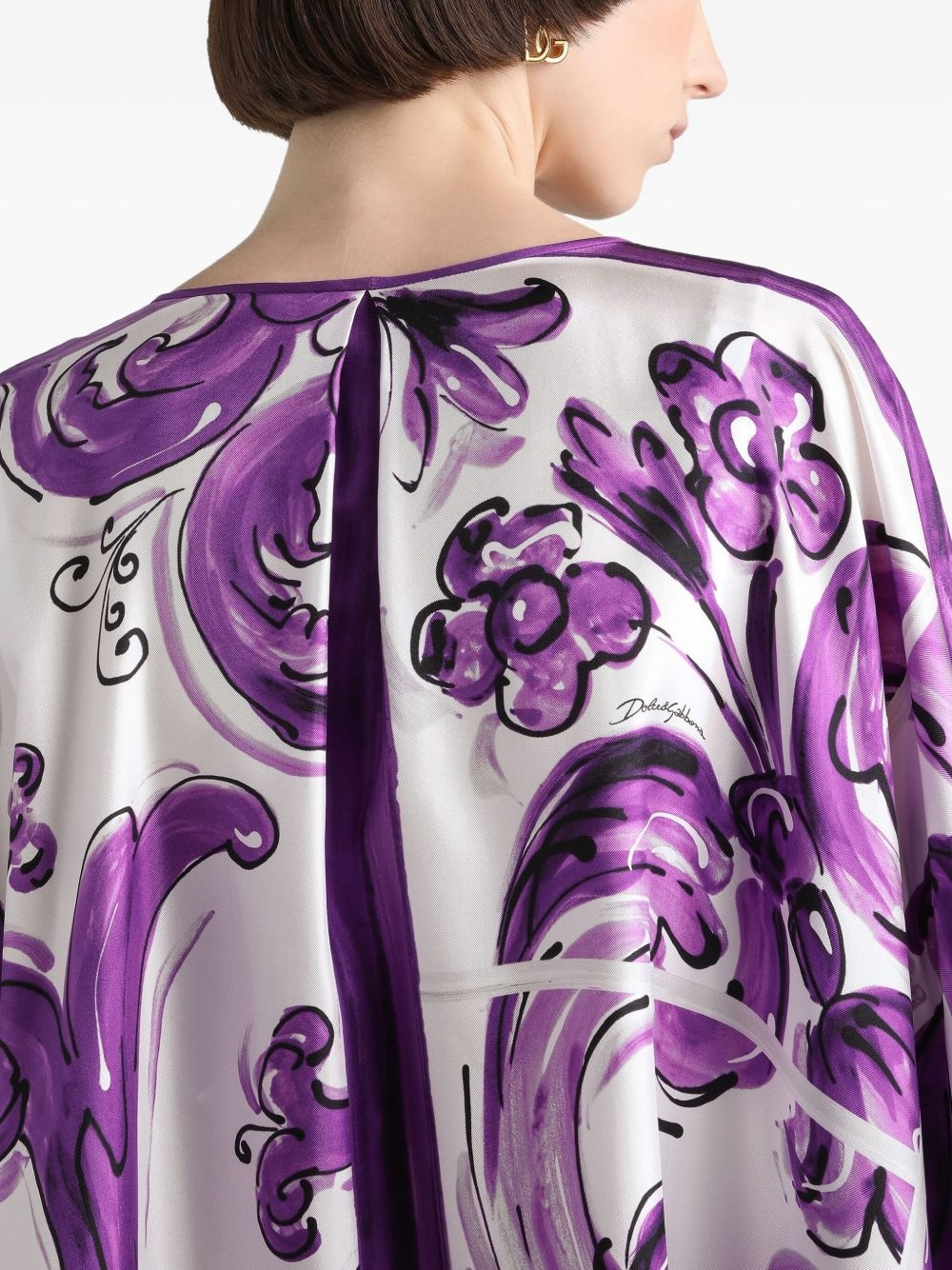 Majolica-print dress - 6
