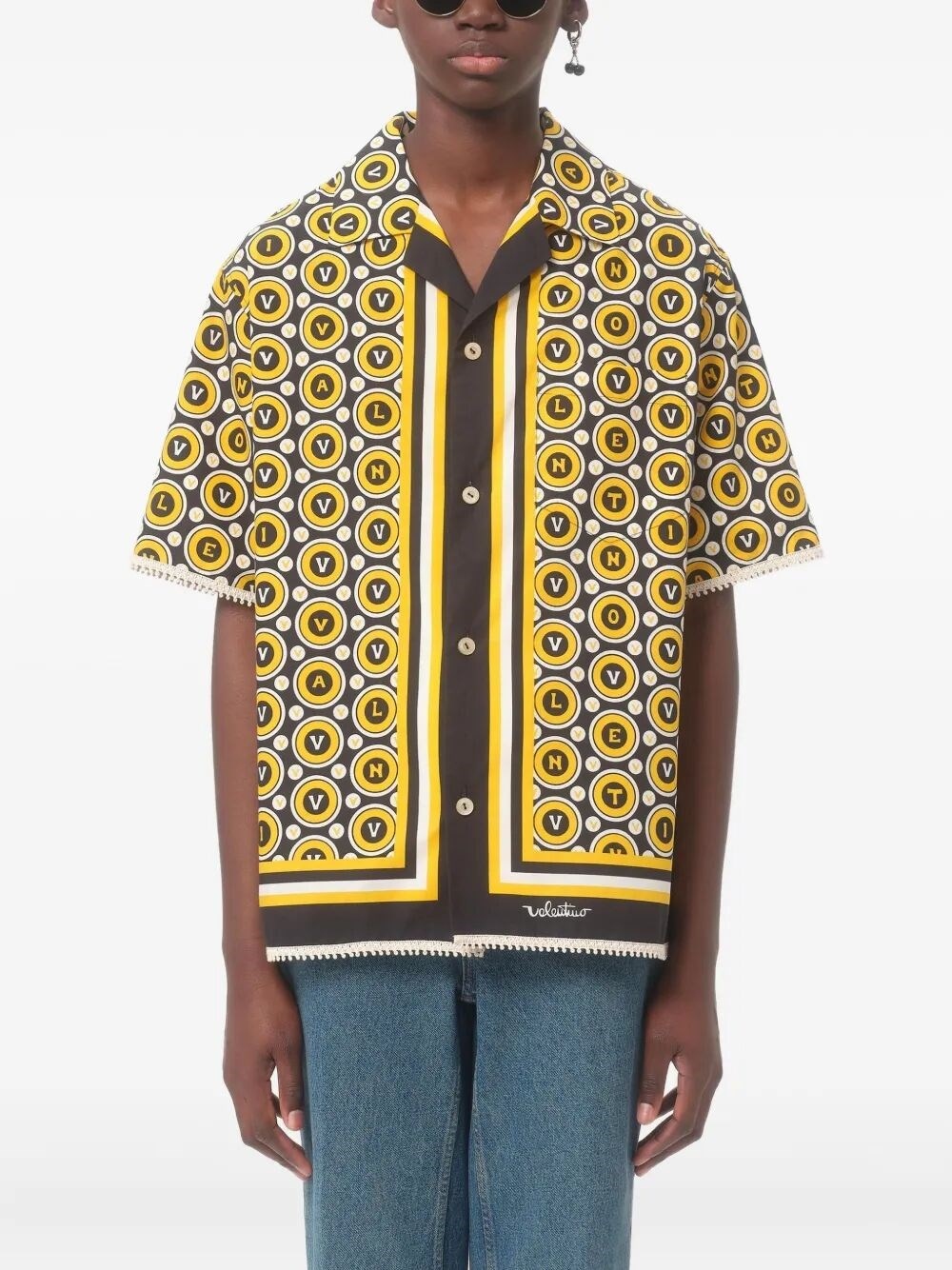 `Bulles Royales` Bowling Shirt - 7