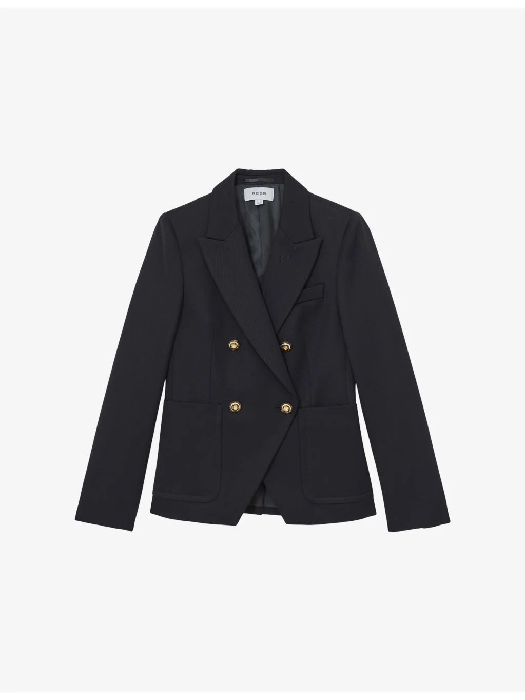 Gigi Double-Breasted Wool-Blend Blazer - 1