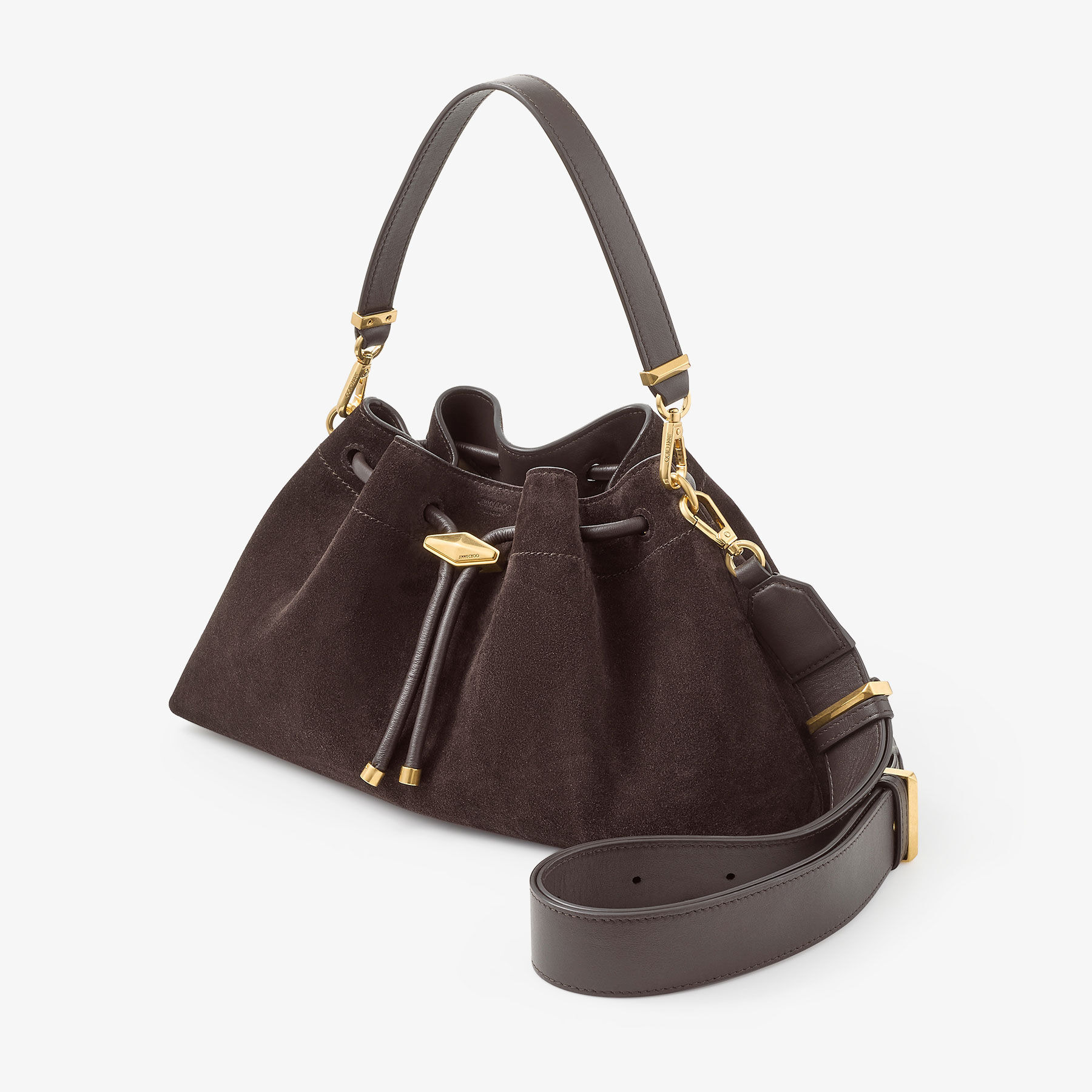 Cinch M
Coffee Suede Shoulder Bag - 3