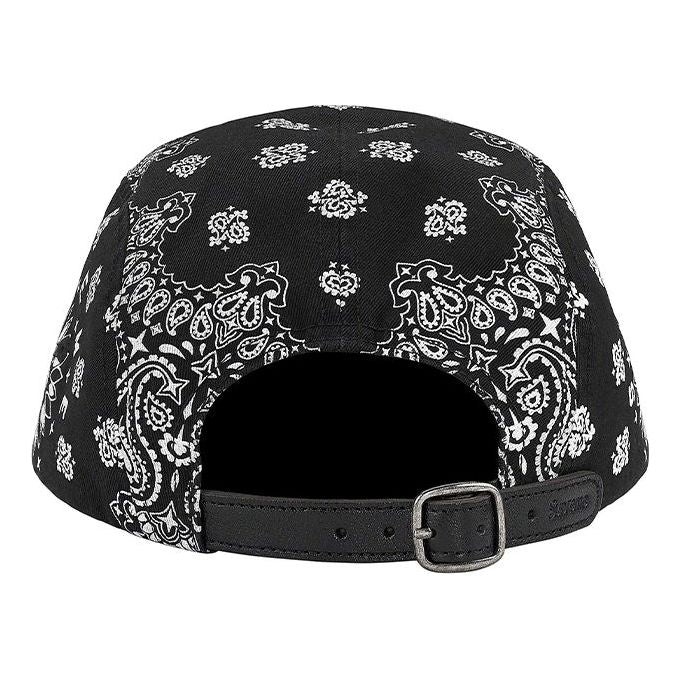 Supreme Bandana Camp Cap 'Black White' SUP-SS21-734 - 3