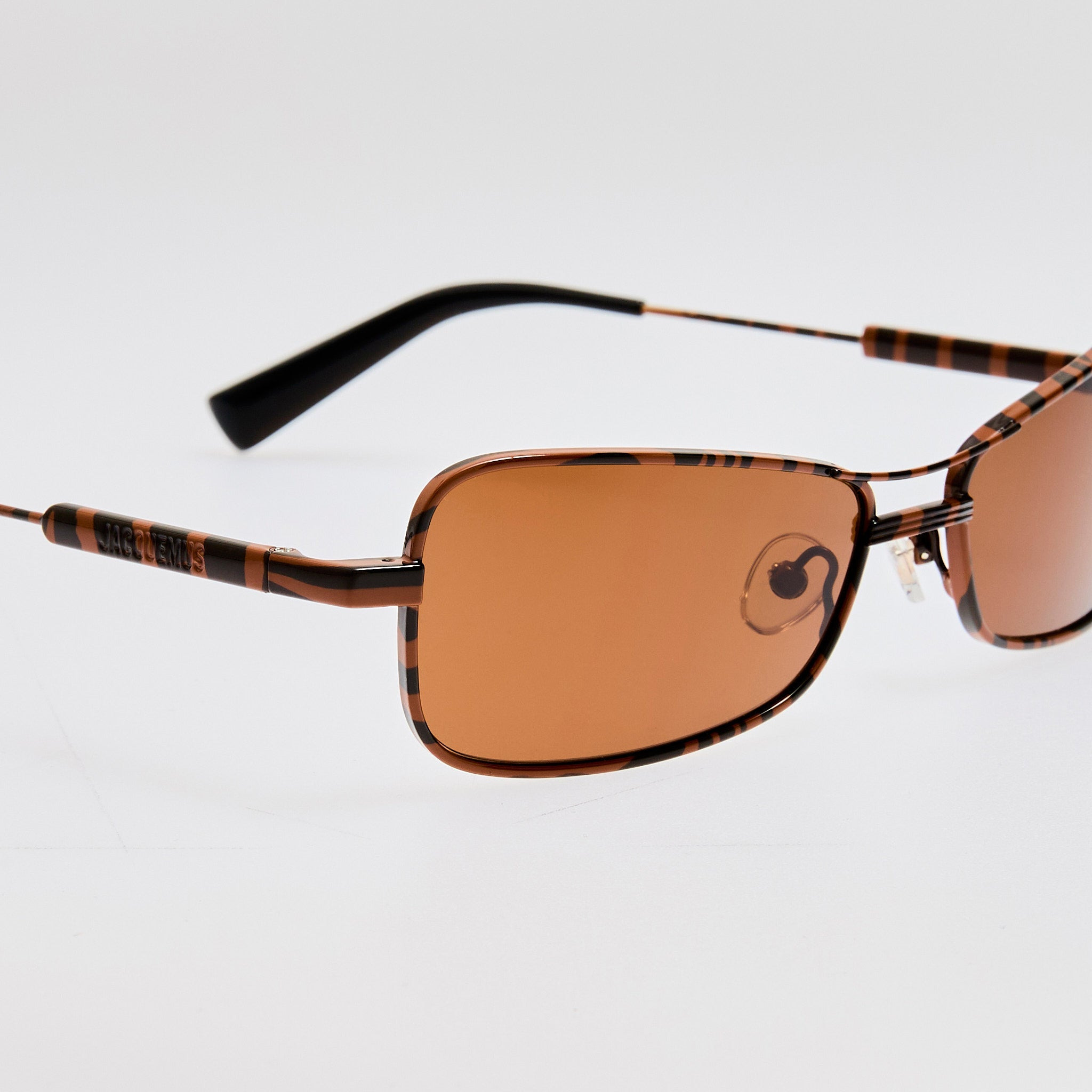 Statzione Sunglasses in Brown Zebra - 5