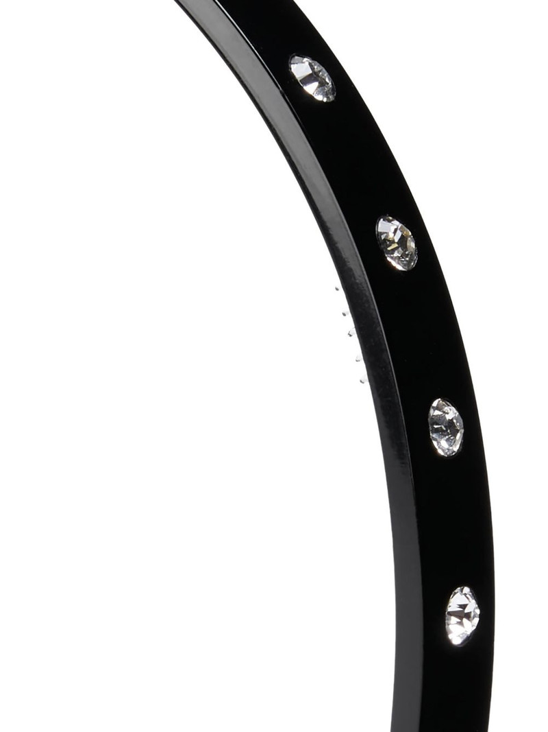MAISON MICHEL crystal-embellished headband outlook