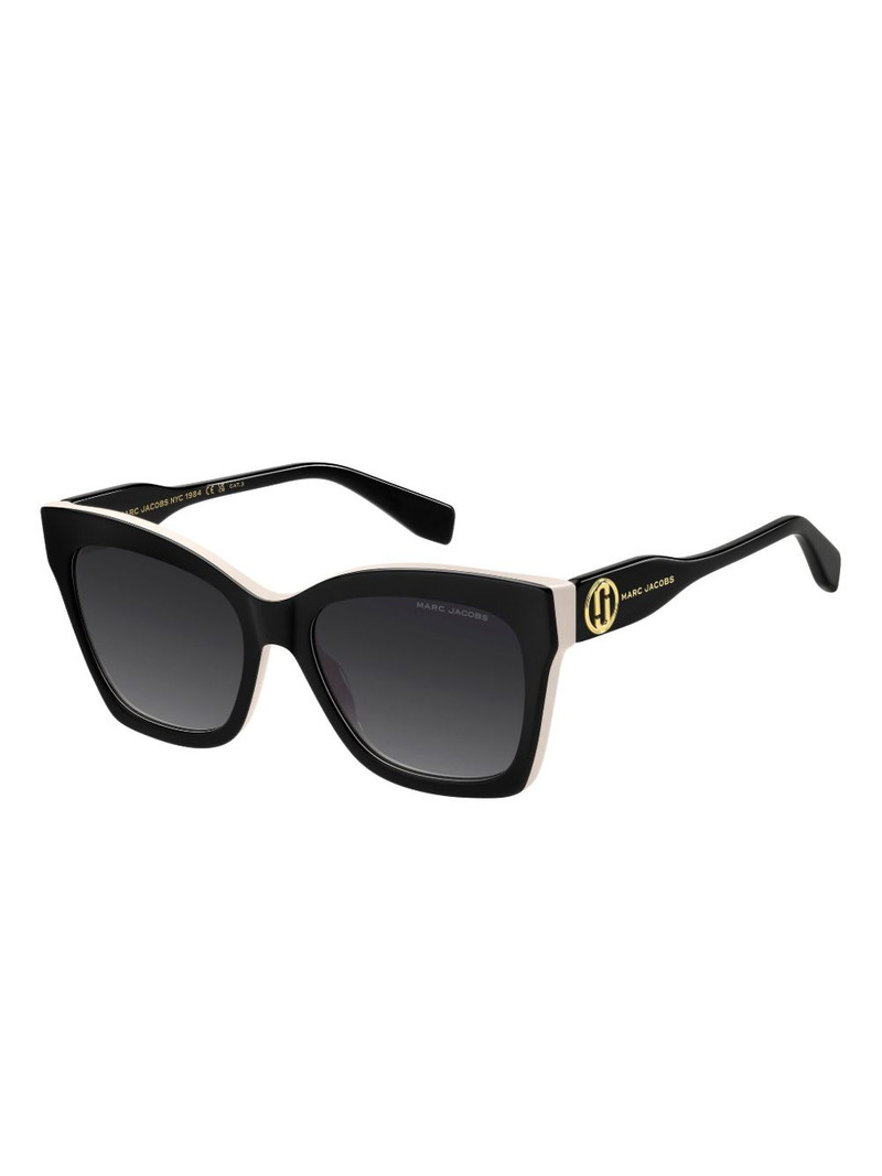 Marc Jacobs logo-plaque square-frame sunglasses outlook