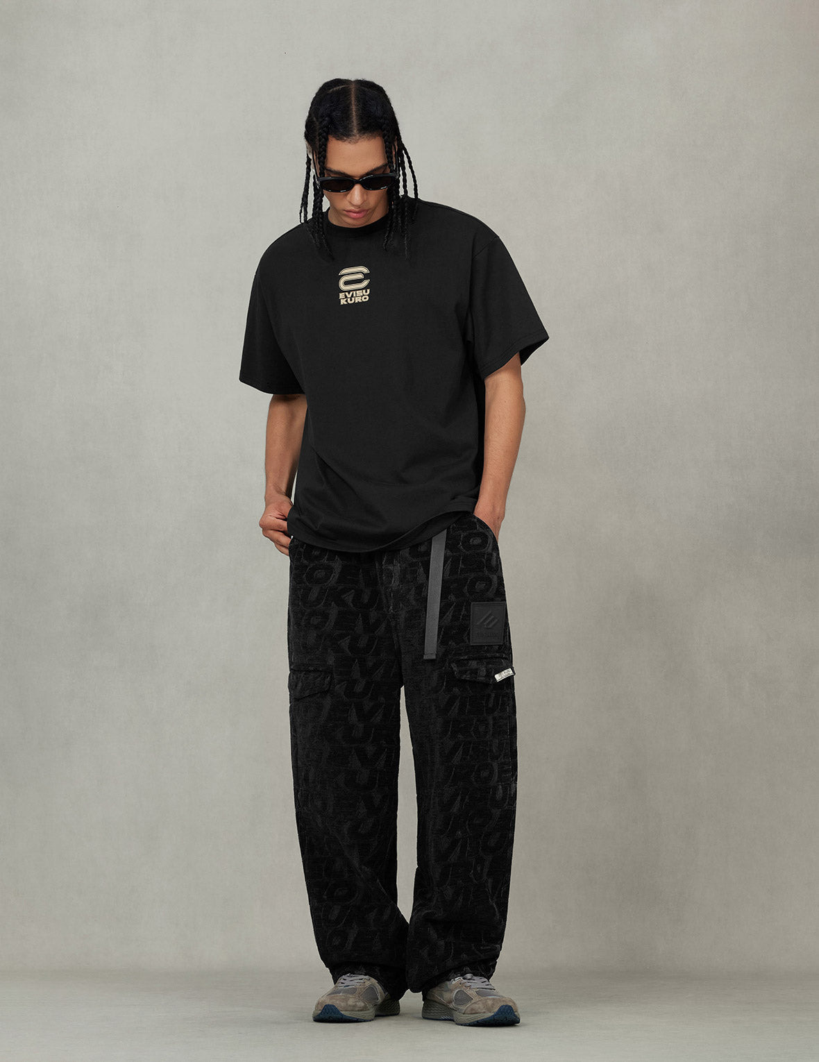 EVISUKURO and Contrasting Seagull Print Relax Fit T-shirt - 5