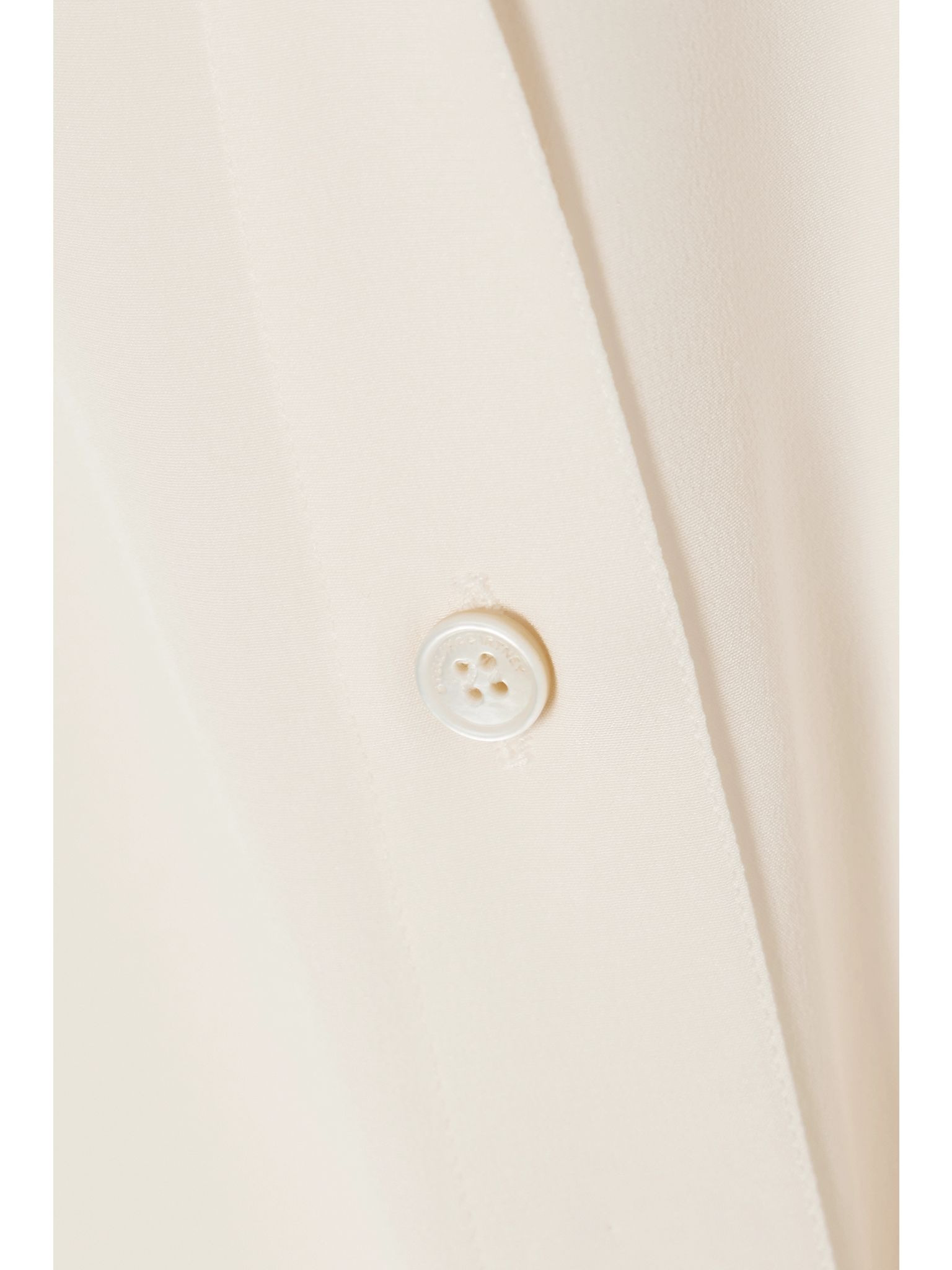 Silk crepe de chine shirt Neutral - 5