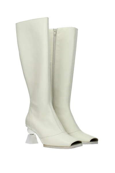 JACQUEMUS Boots Leather White outlook