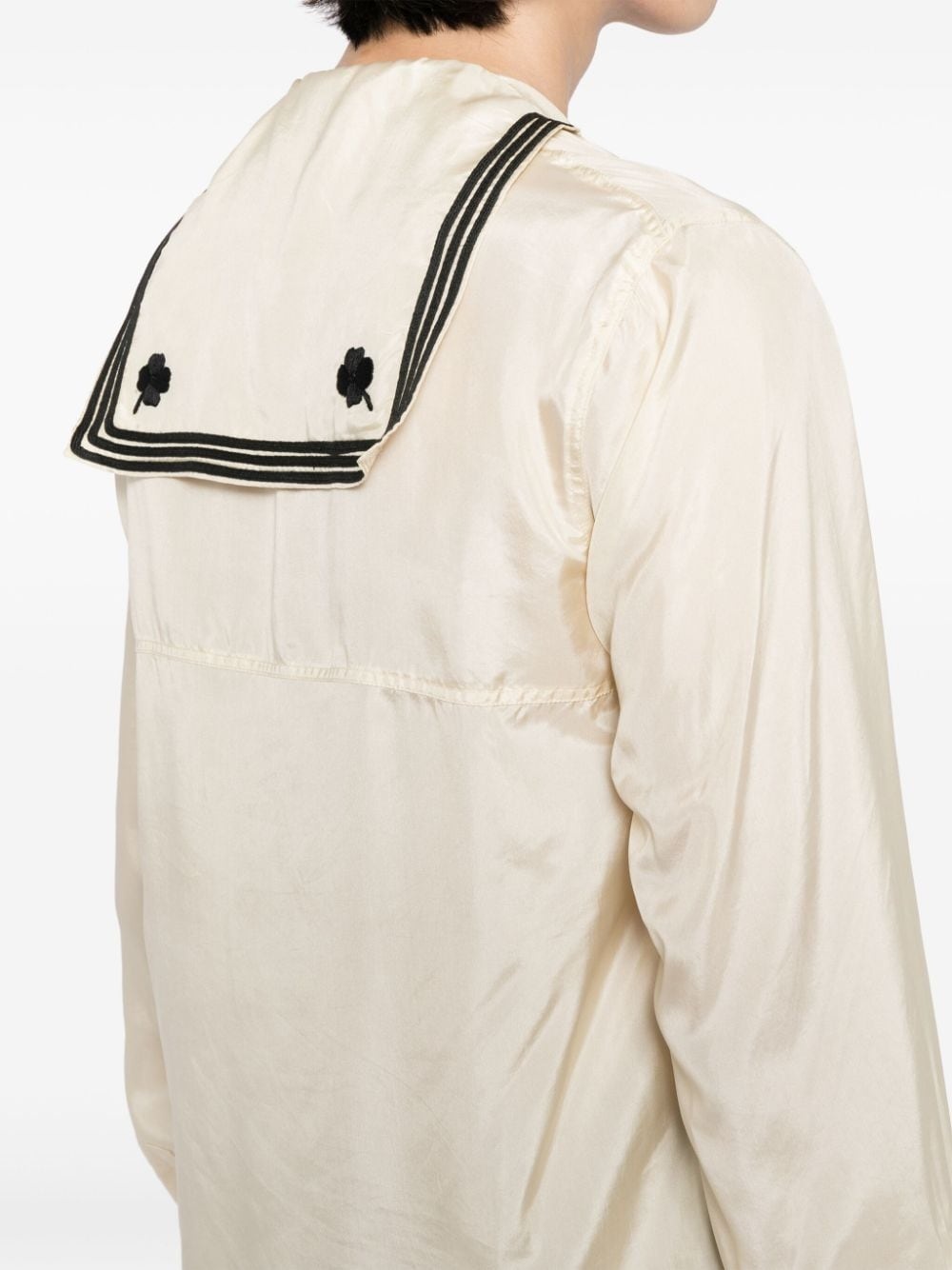 Cricket sailor-collar silk top - 5
