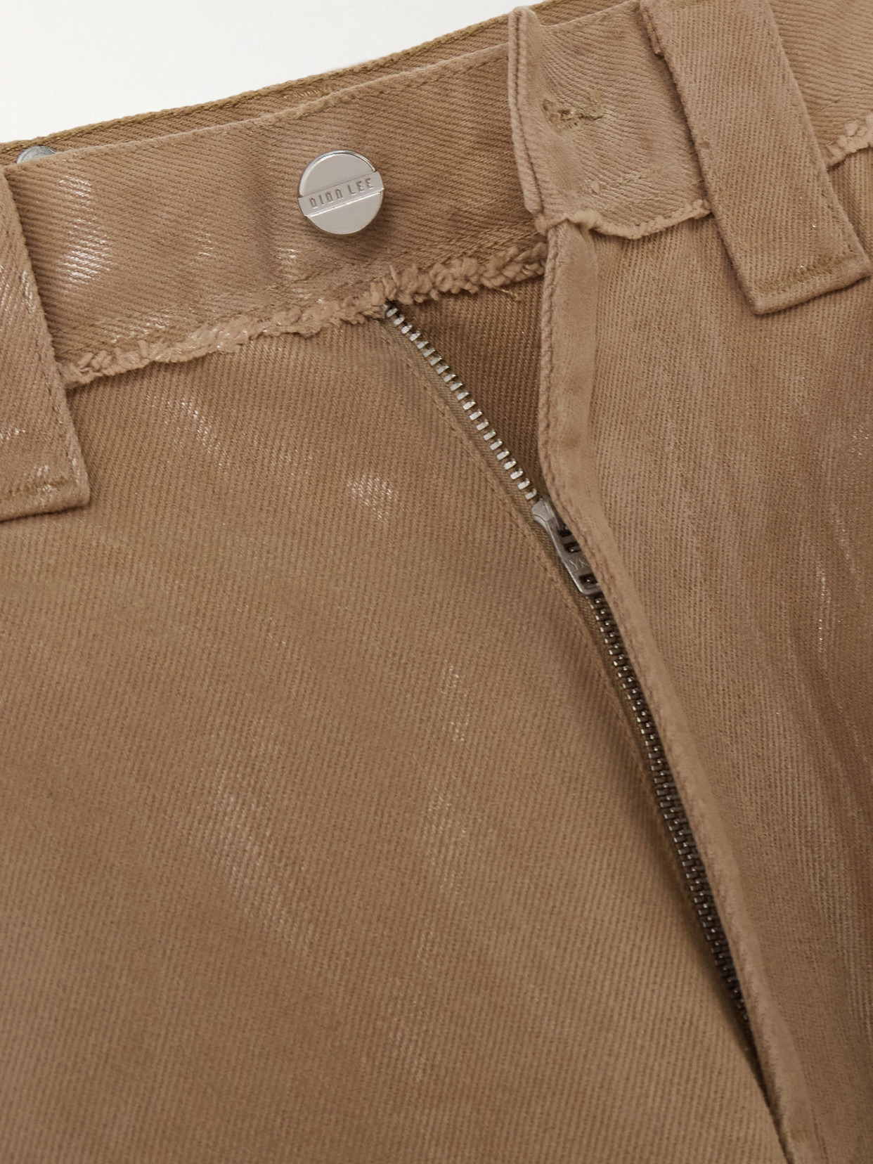 Carpenter Coated Mid-rise Wide-leg Cargo Jeans - 5