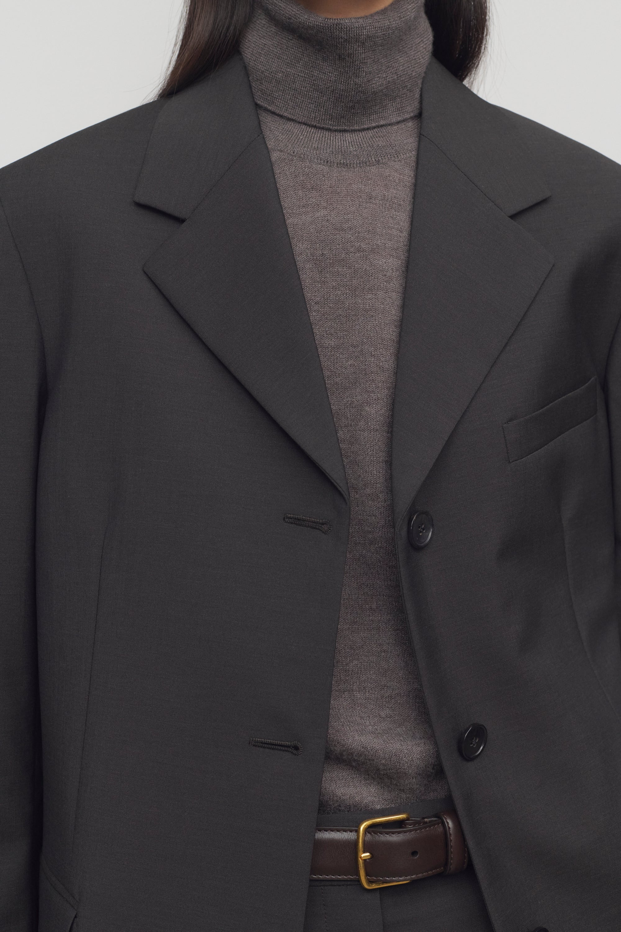 Faelan Jacket in Virgin Wool and Mohair - 6