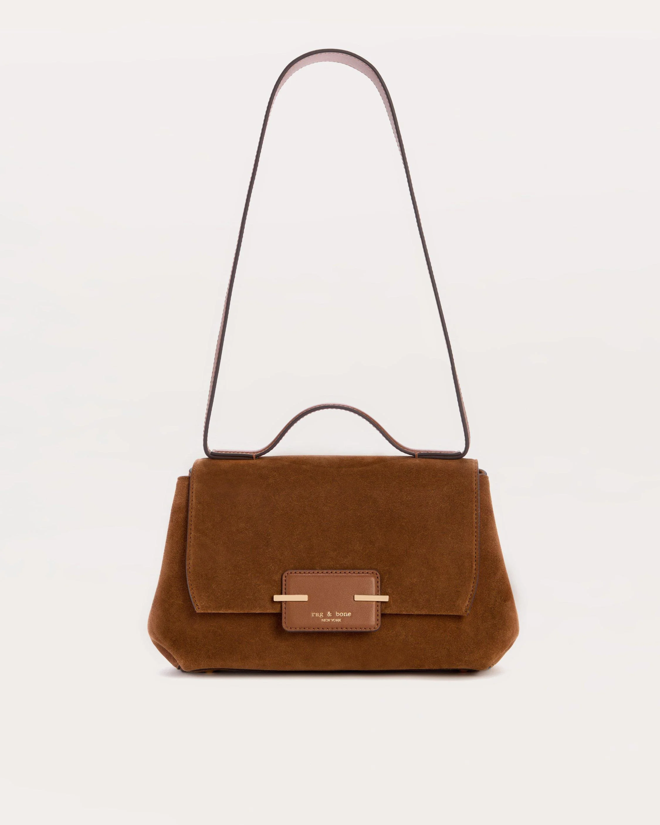 Realm Suede Top Handle Bag - 1