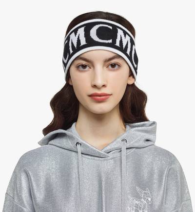 MCM MCM Monogram Jacquard Wool Headband outlook