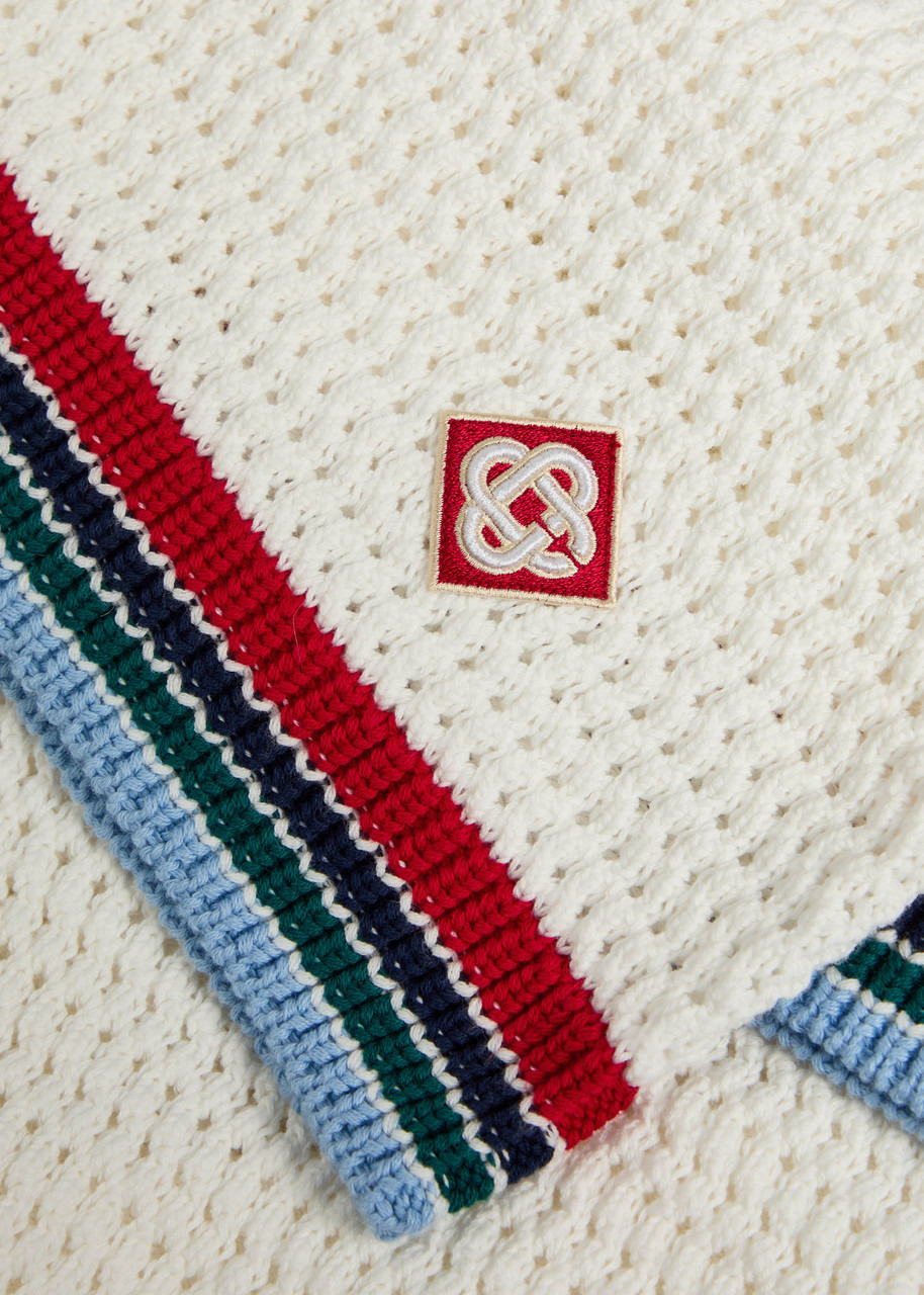 Casablanca Sporty Crochet Cotton Shorts - 5