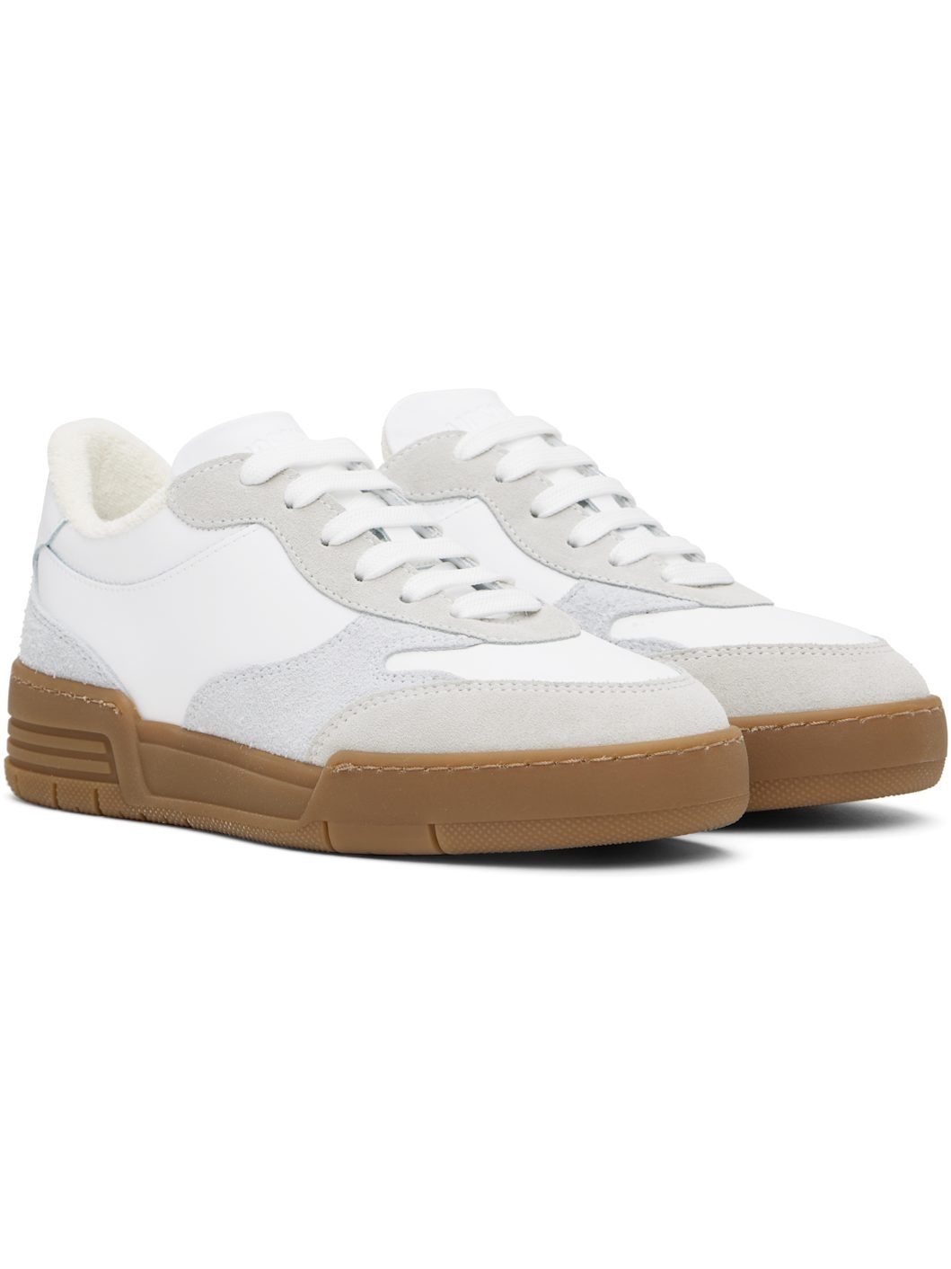 White & Gray Streetball Sneakers - 4