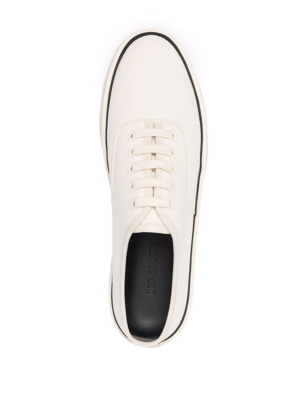 slip-on canvas sneakers - 4