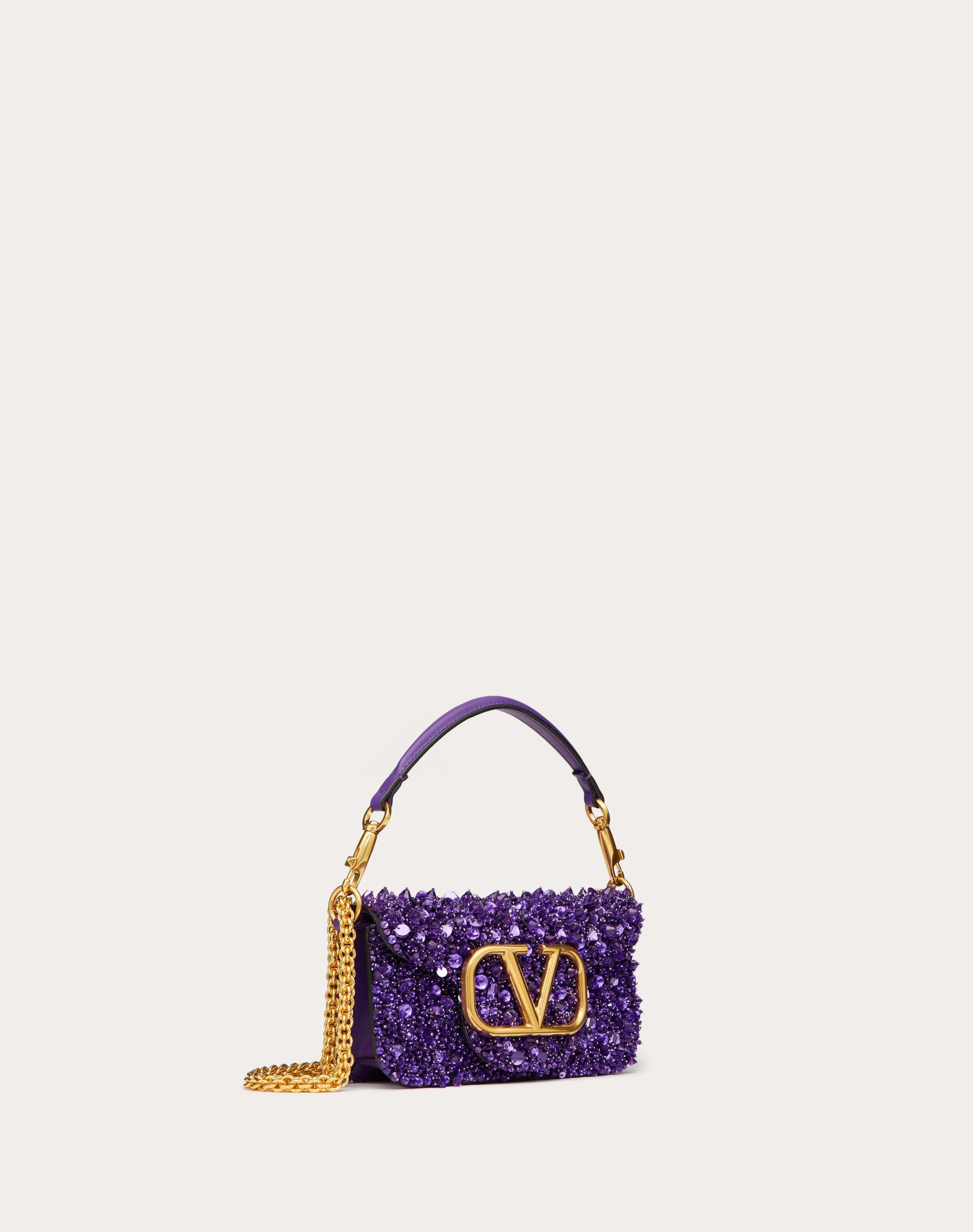 SMALL LOCÒ SHOULDER BAG WITH 3D EMBROIDERY - 3