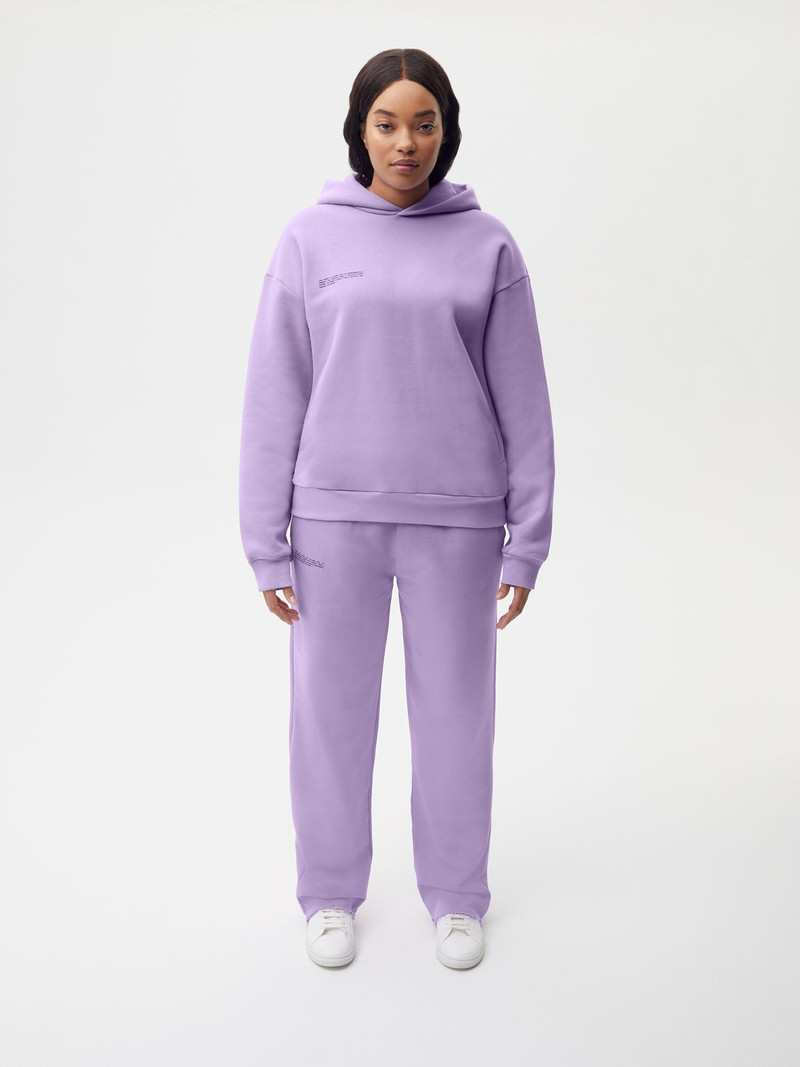PANGAIA Womens 365 Heavyweight Hoodie - Orchid Purple outlook