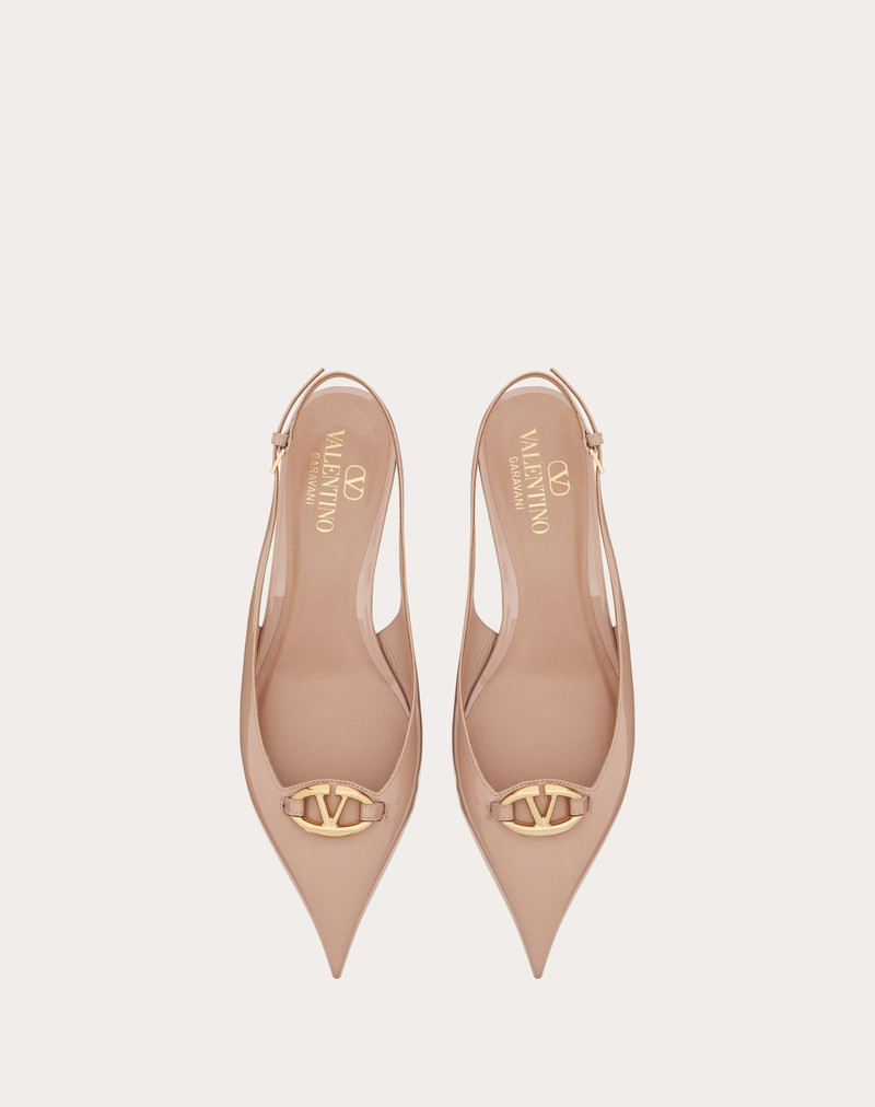 THE BOLD EDITION VLOGO SLINGBACK BALLERINA IN PATENT LEATHER 20MM 4