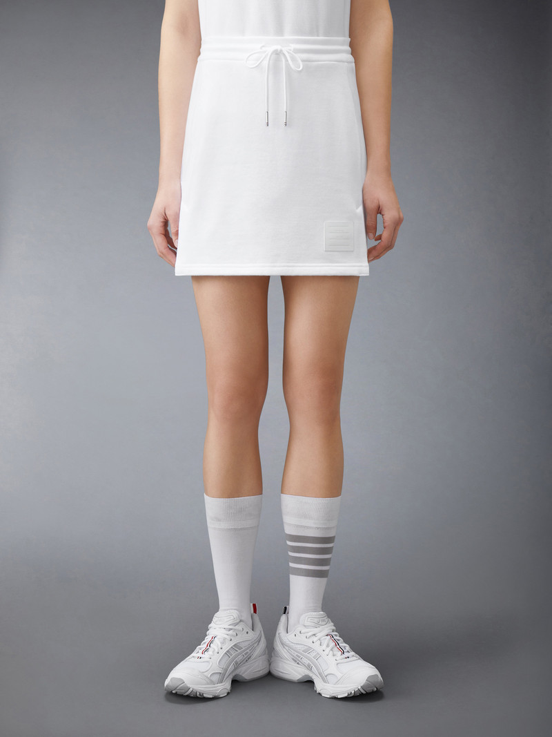 Thom Browne CLASSIC LOOPBACK JERSEY MINI SKIRT outlook