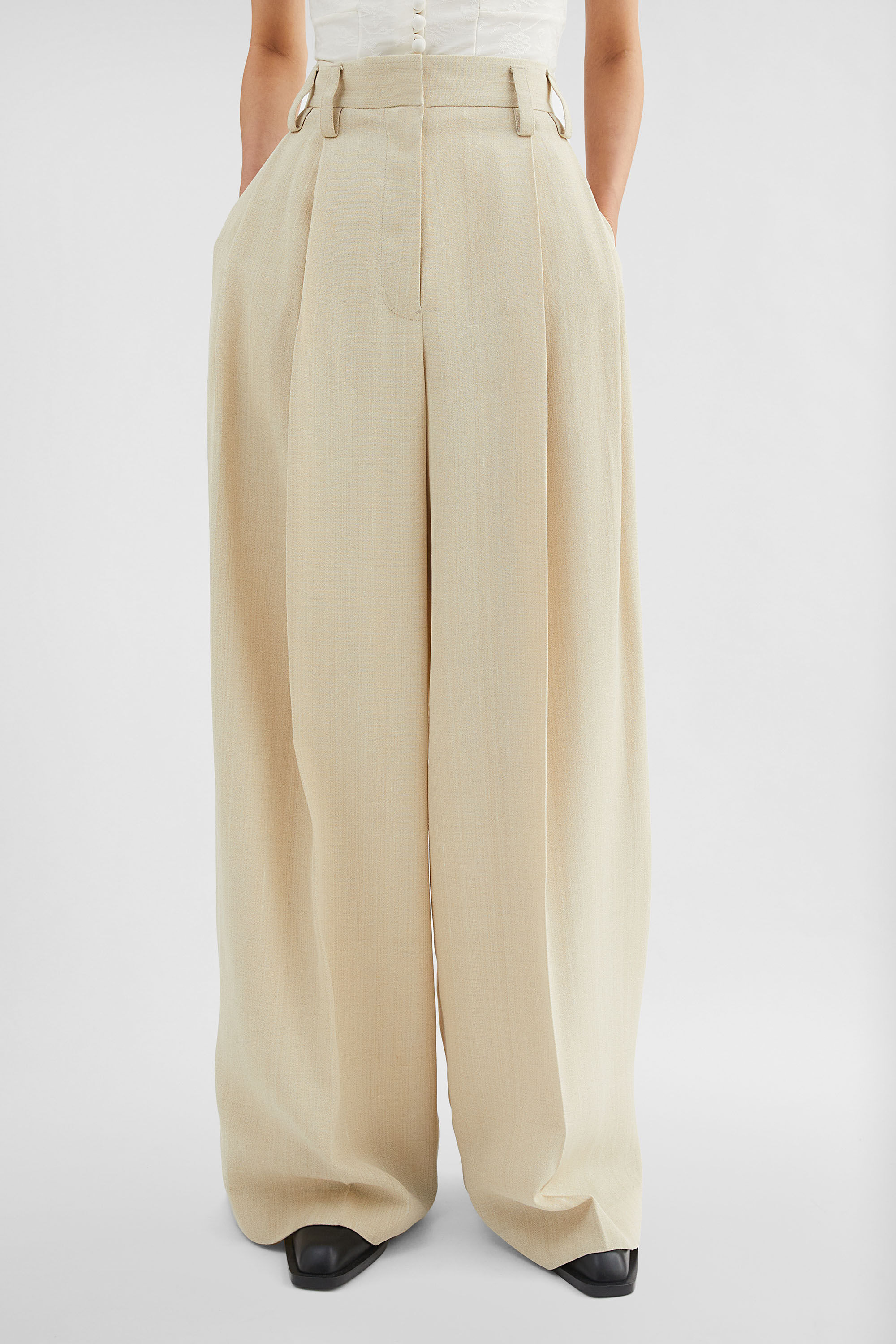 Silk Blend Trousers - 4
