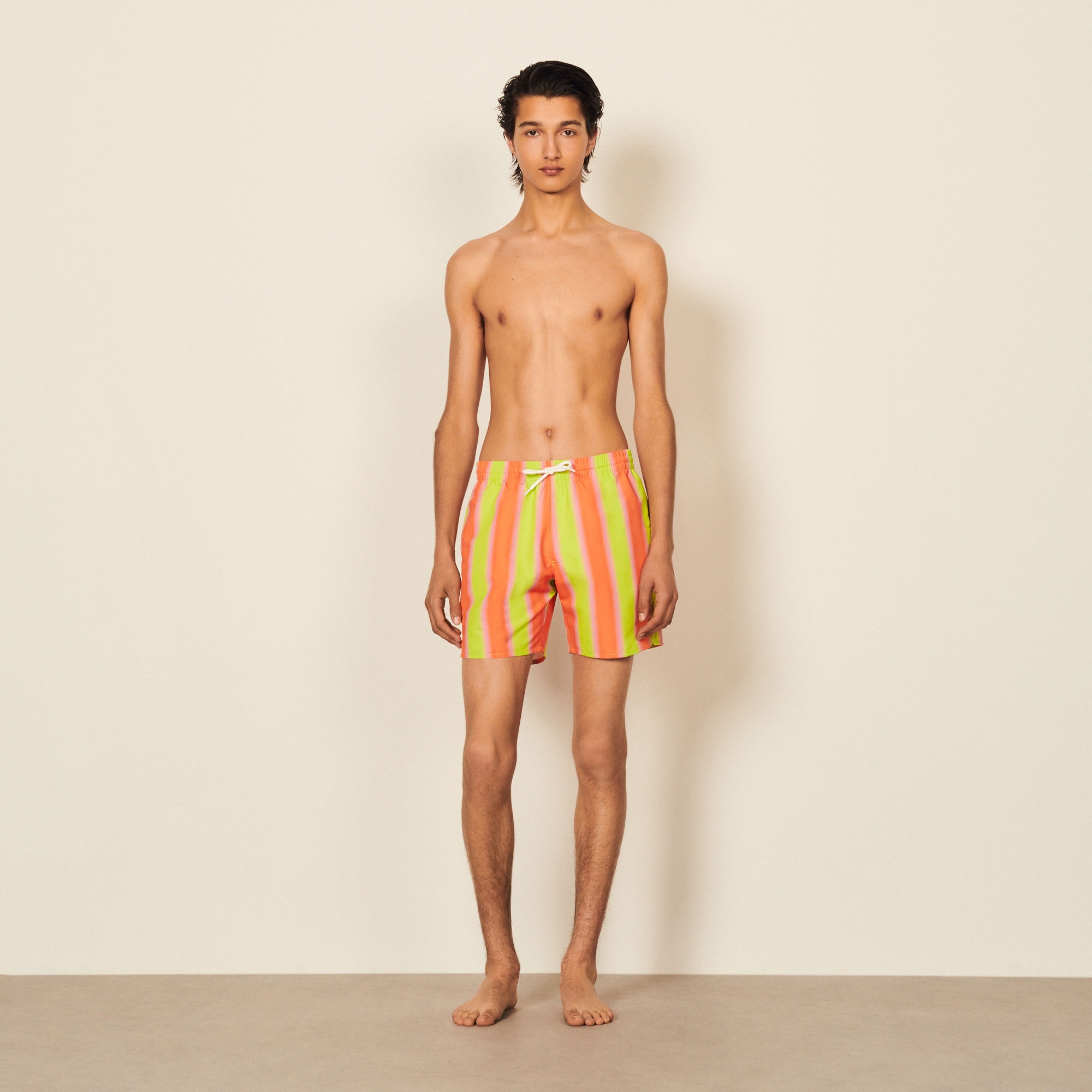 Striped swim shorts - 6