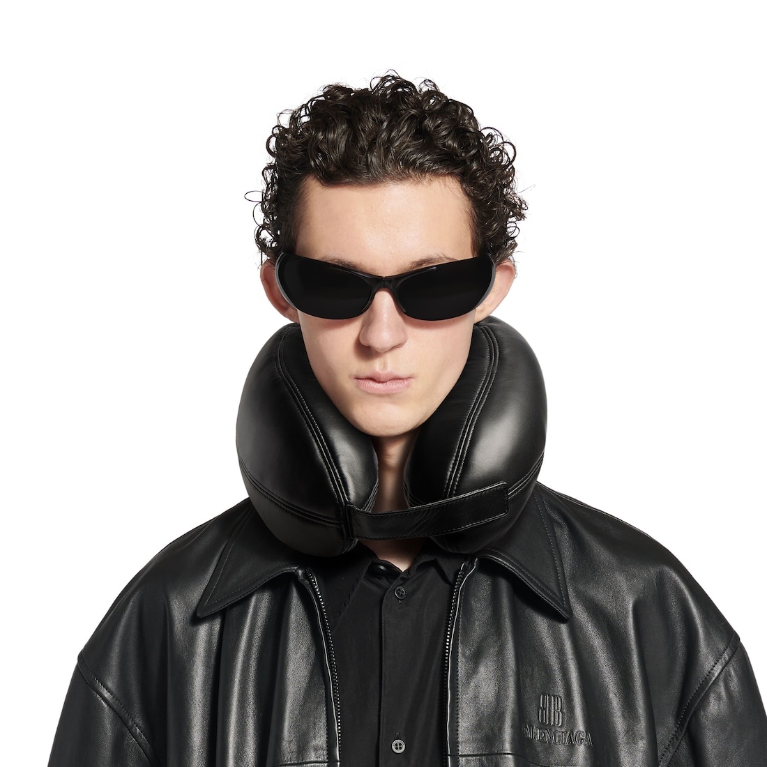 Men's Balenciaga I Automobili Lamborghini Travel Pillow in Black - 5