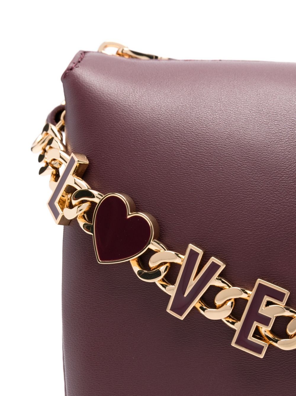 chain-embellished cross body bag - 4