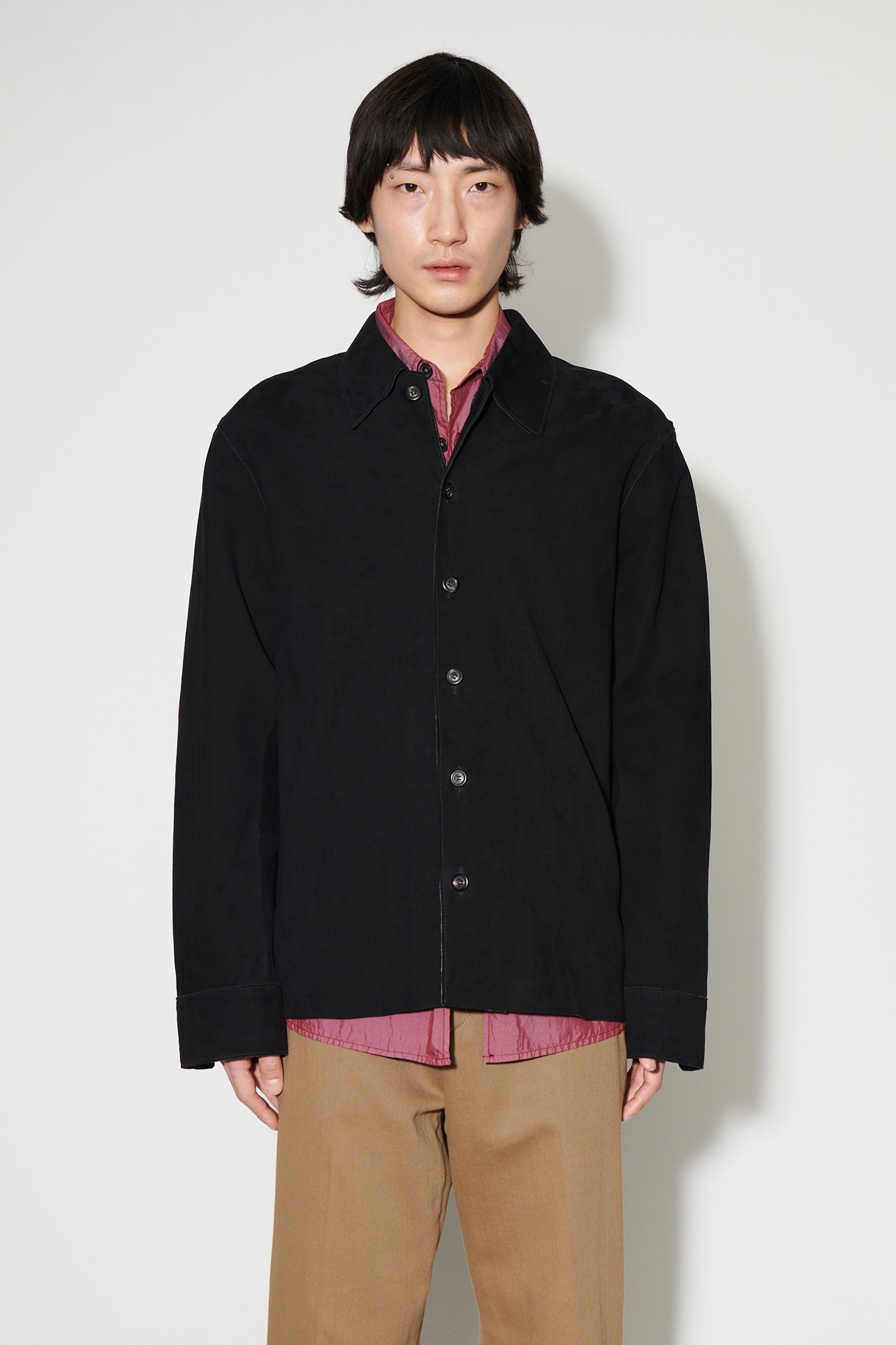 Welding Shirt Lithe Black Suede - 2
