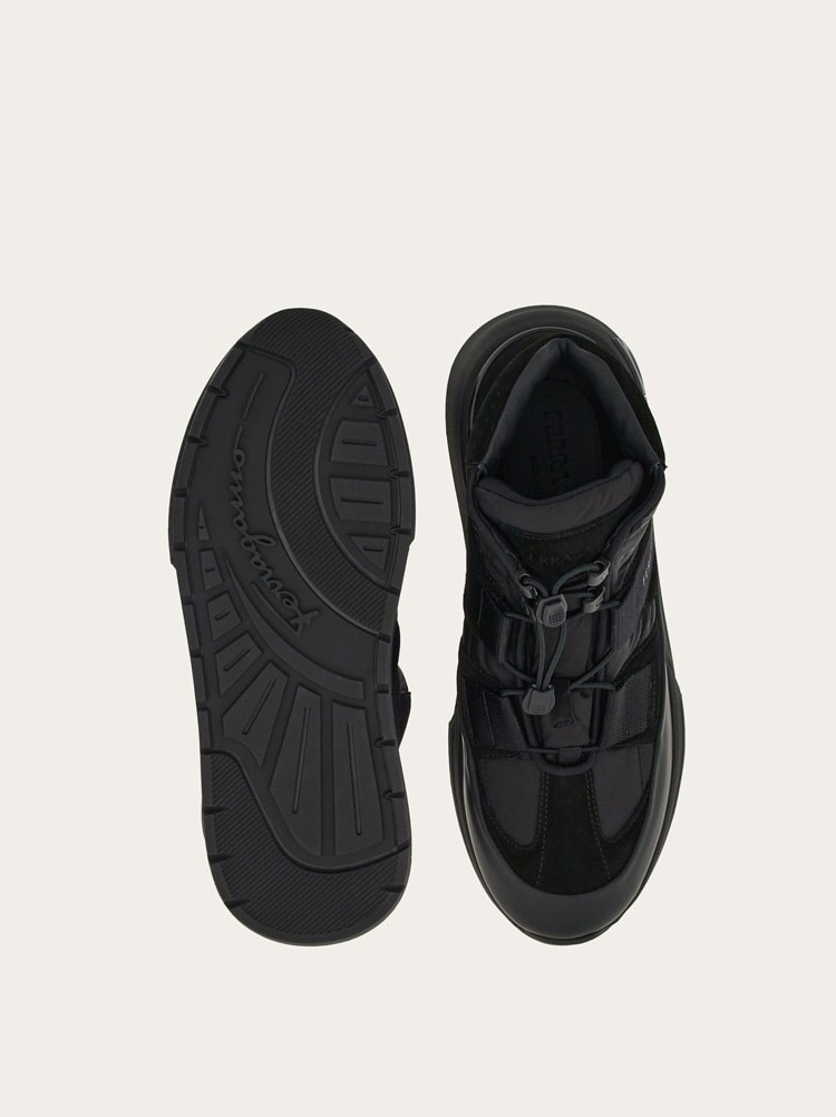 HIGH SNEAKER WITH TREKKING DETAILS - 5