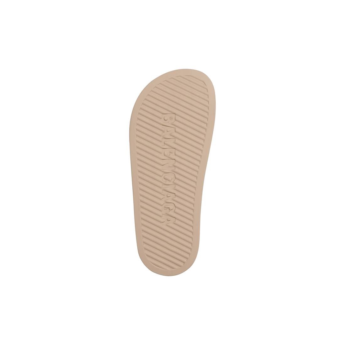 Women's Chunky Slide Sandal in Brown - 6