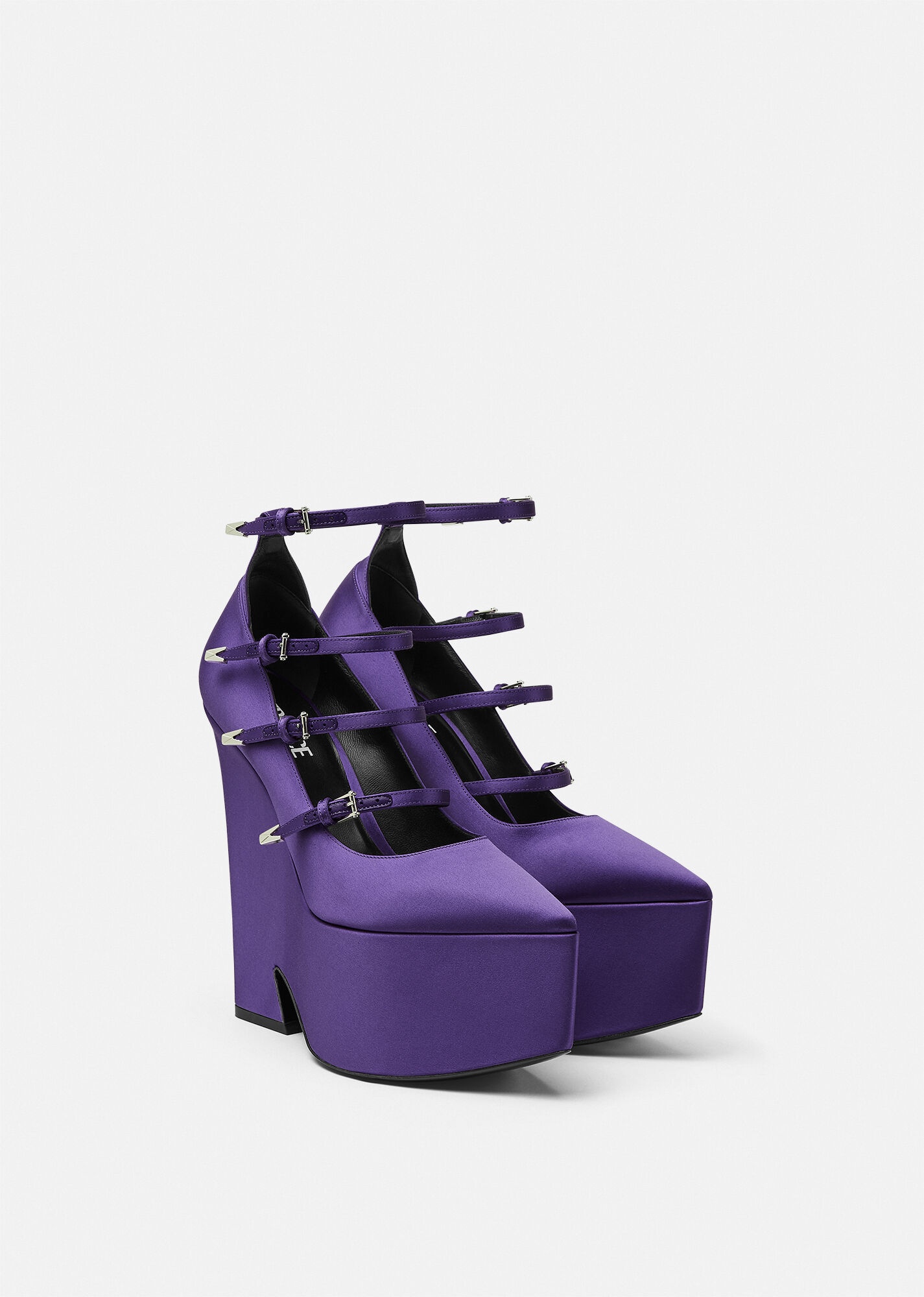 Tempest Satin Platform Pumps - 2