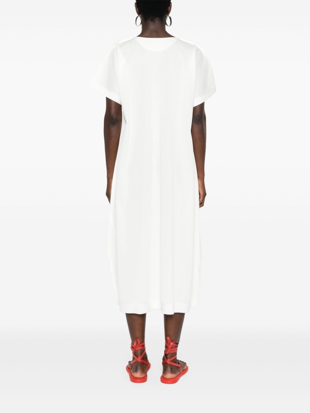 A-Poc Form ribbed midi dress - 4