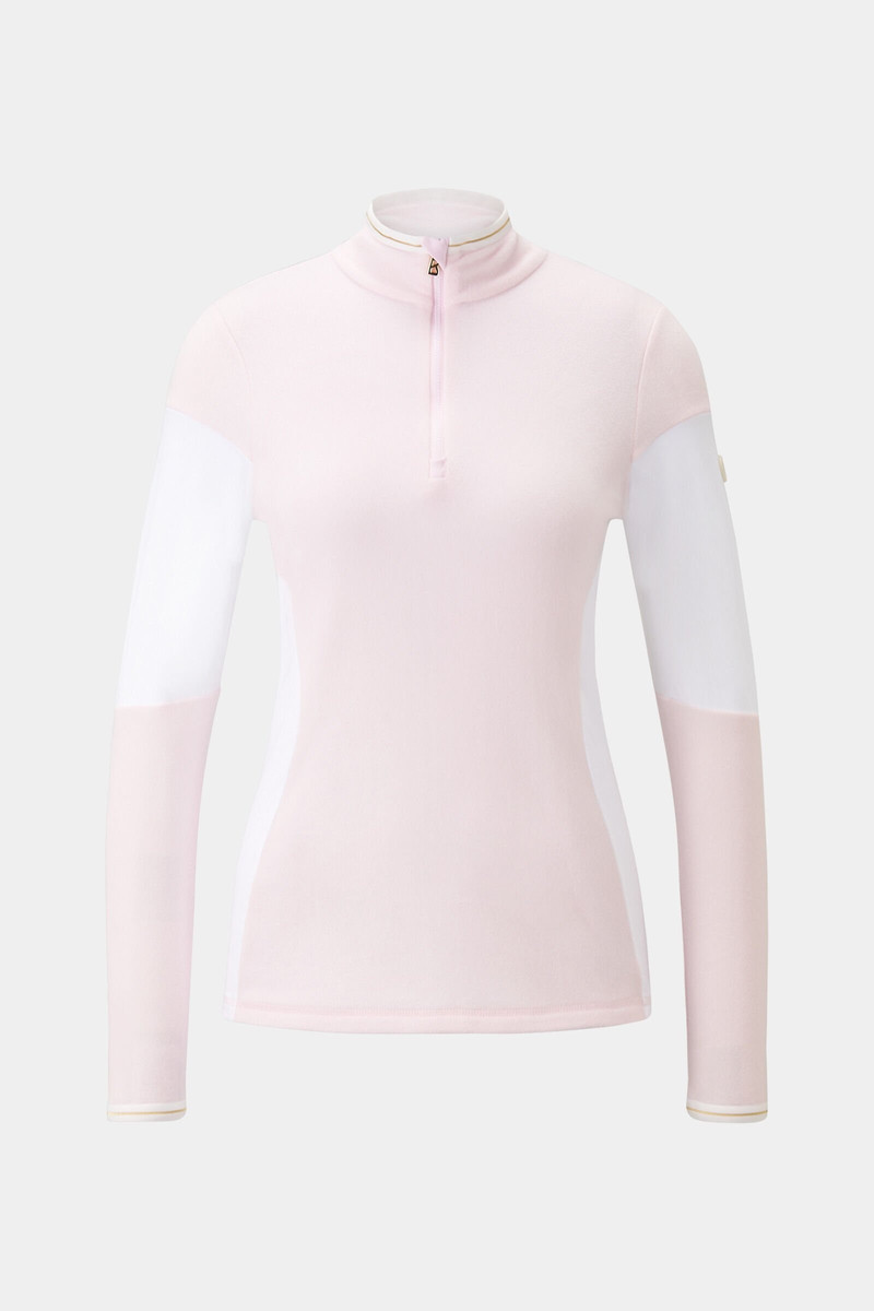 Becky Fleece shirt in Pink/Off-white 1