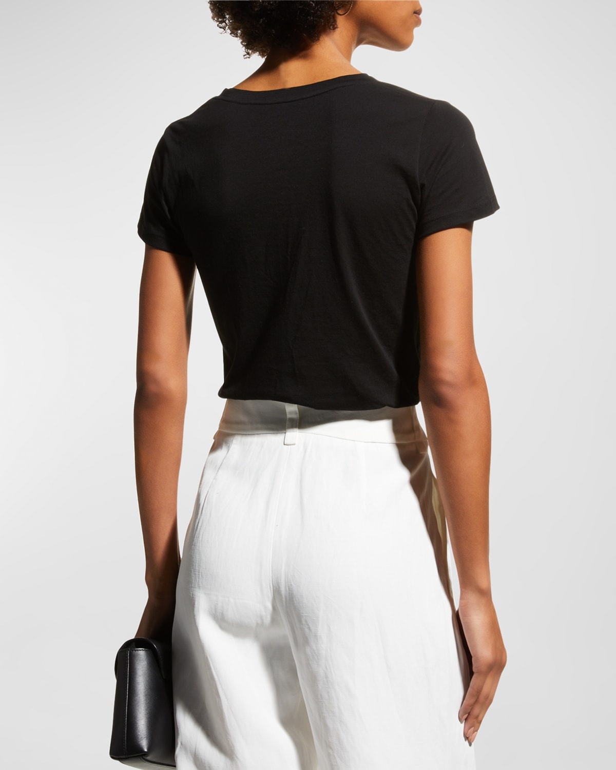 Essential Pima Cotton V-Neck Tee - 3