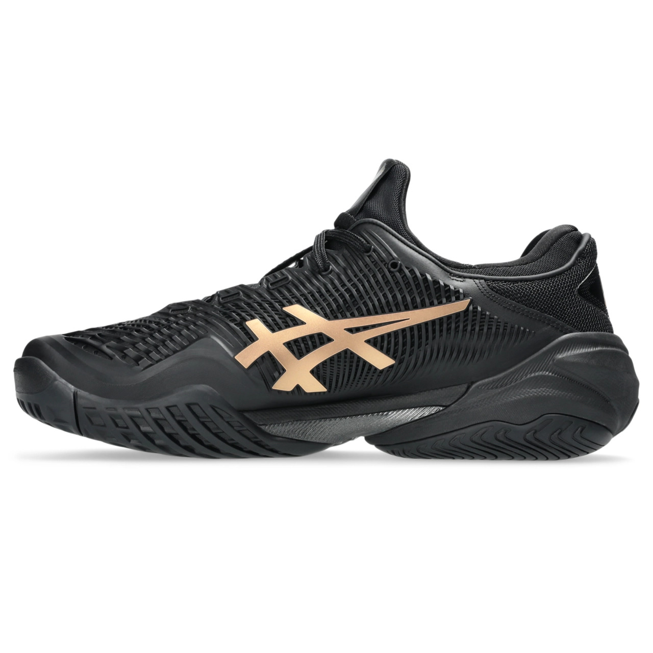 【限定】asics COURT FF3 NIGHT ENERGY AC26cm COURT FF 3 NOVAK NIGHT ENERGY | Men | Black/Prism Gold