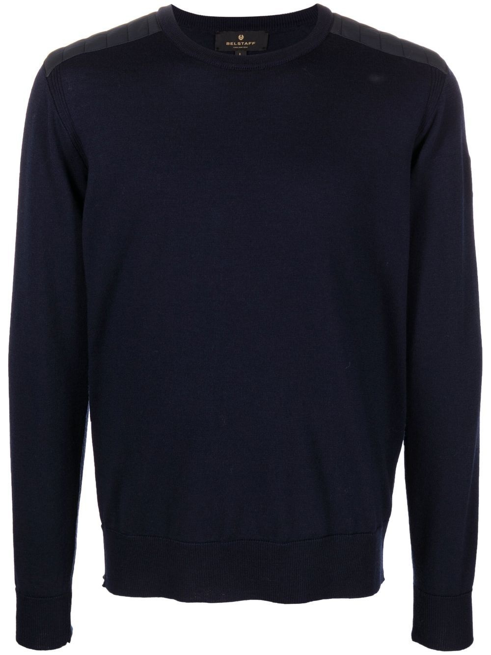 crew-neck wool jumper - 1