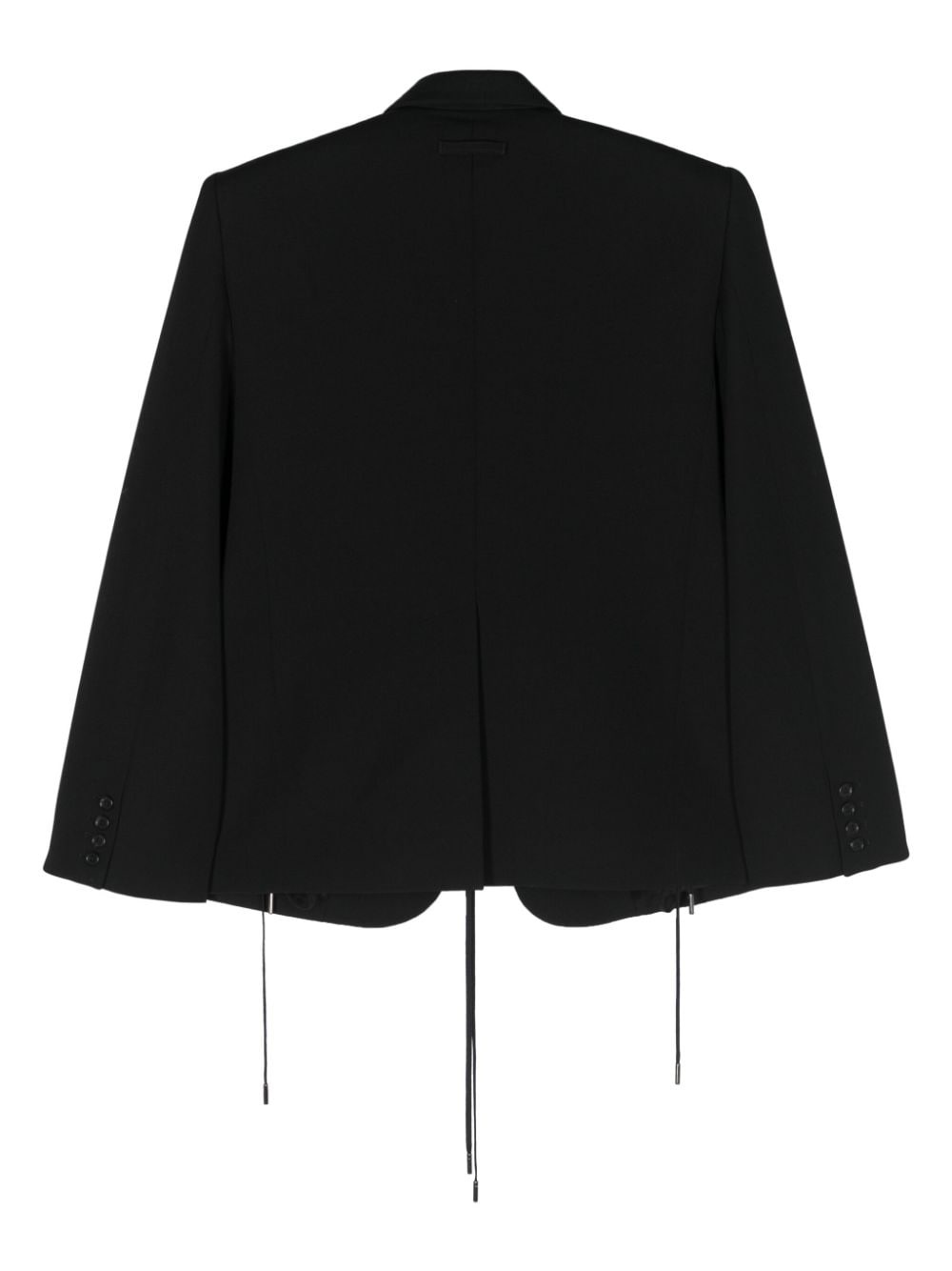 single-breasted corset blazer - 2