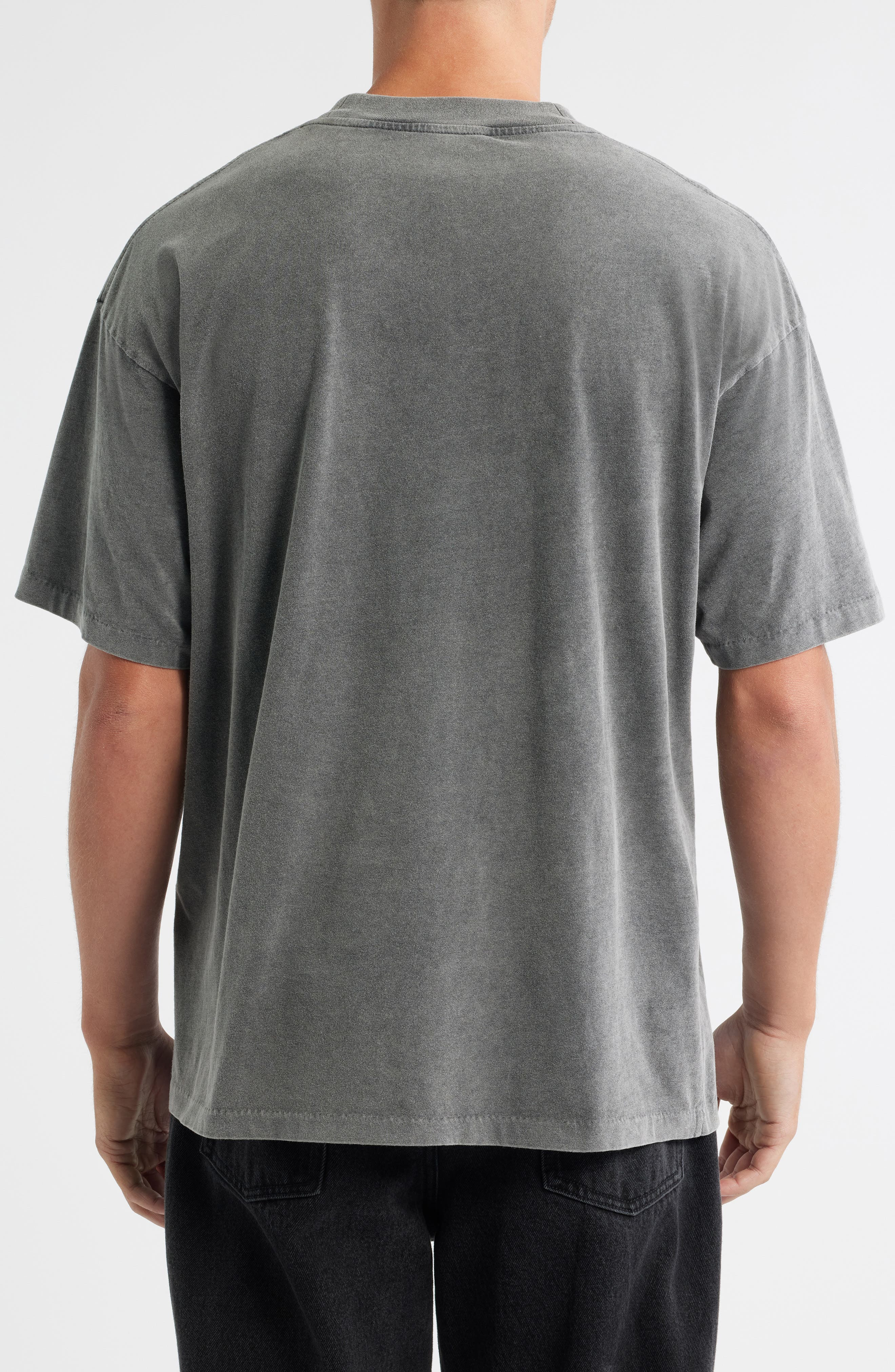 Represent Oversize Embroidered Script Logo T-Shirt in After Dark at Nordstrom - 2