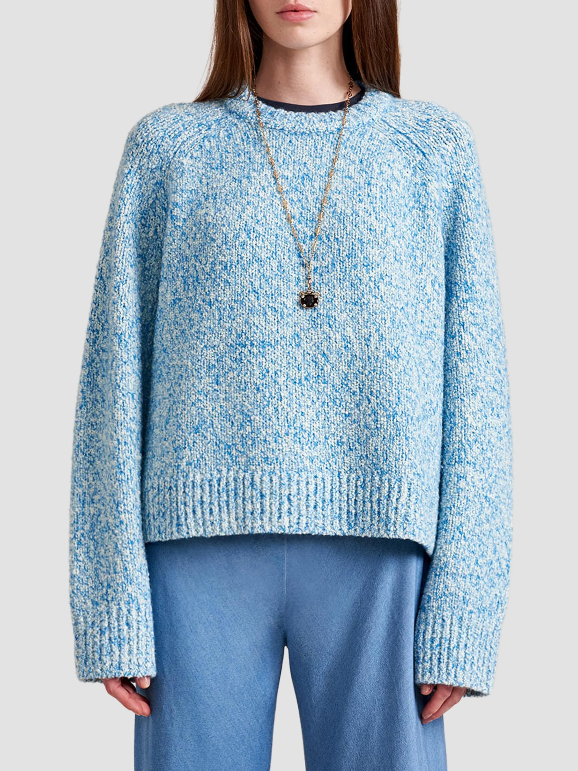 Women's Ezra Sweater - Marled Sky - 1