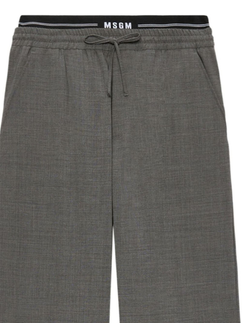 MSGM drawstring track pants outlook