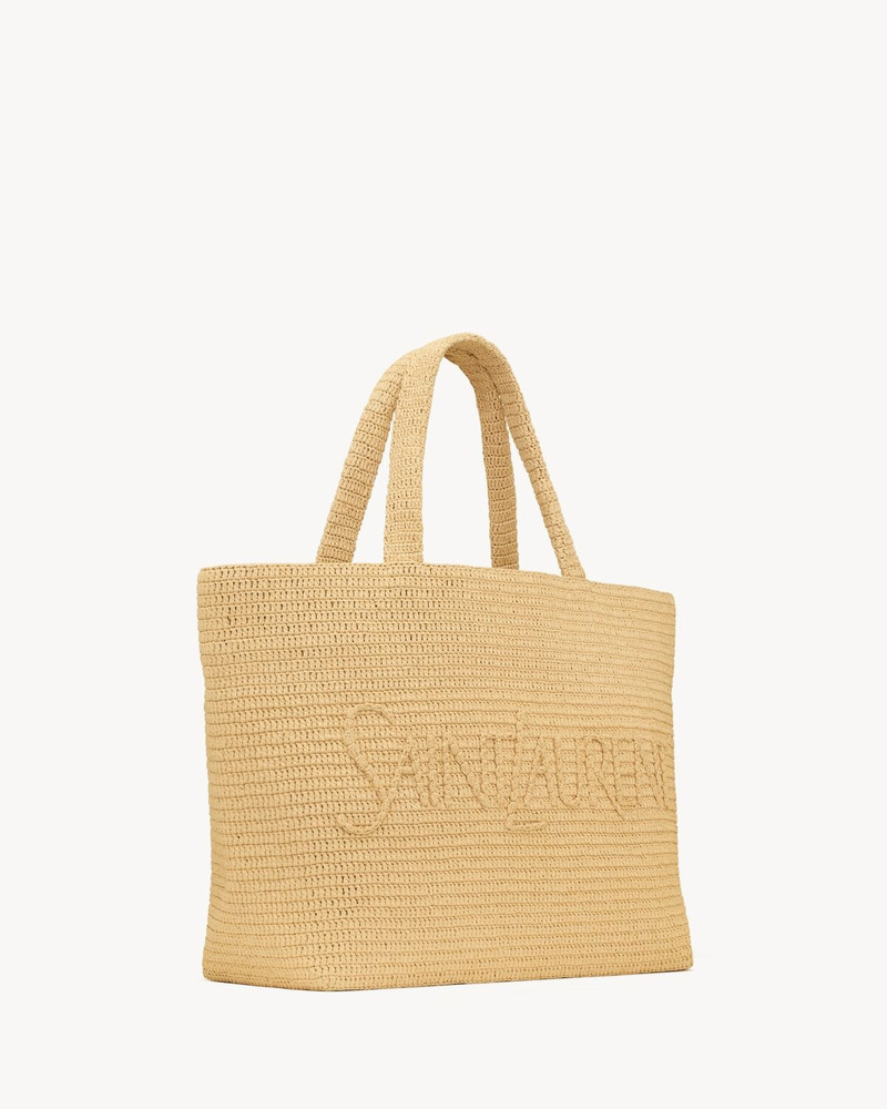 SAINT LAURENT TOTE IN RAFFIA 5