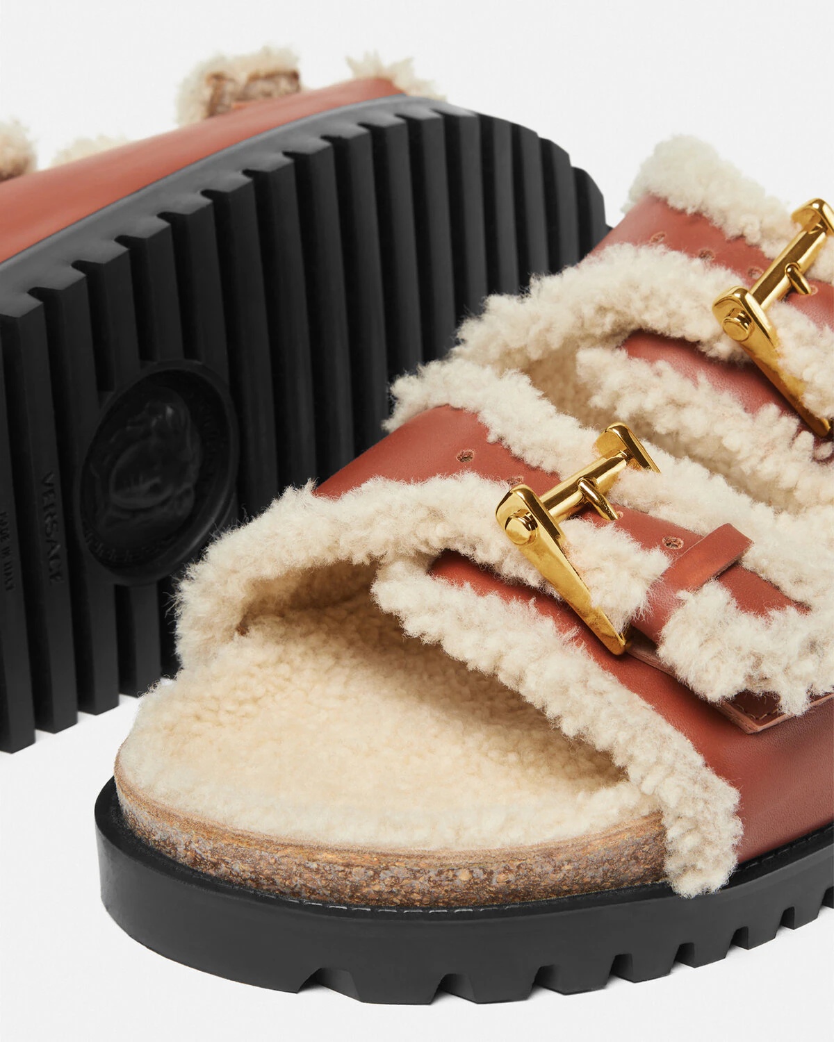 Shearling Sandals - 4