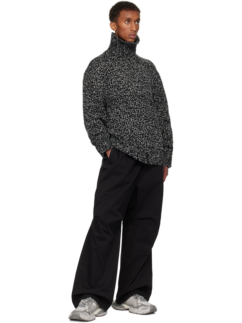We11done Black Chunky Turtleneck outlook