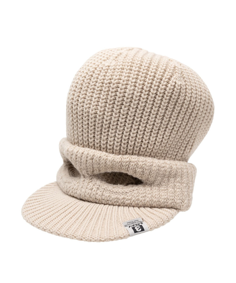 Masked Visor Knit Cap 17