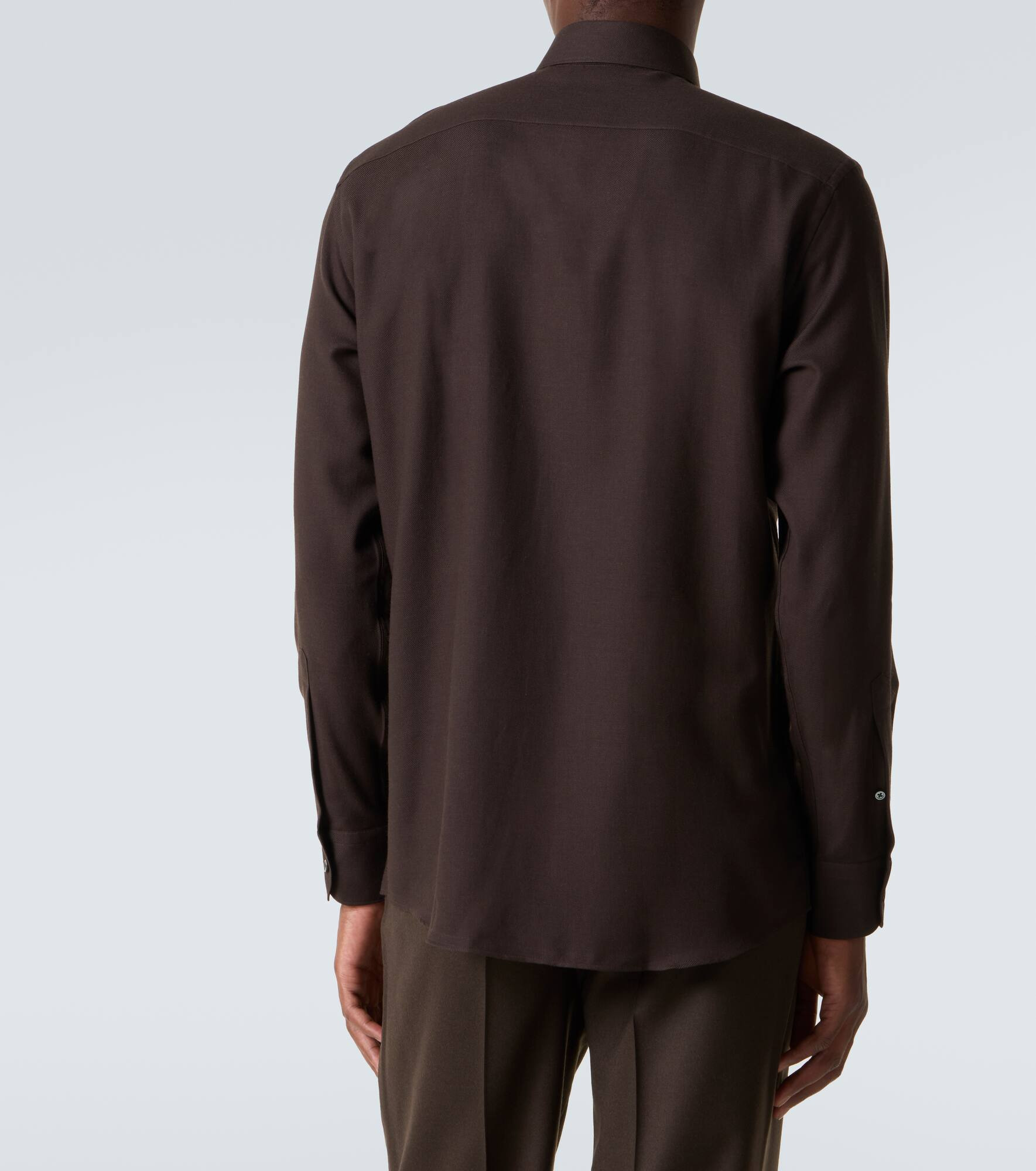 Cashco cotton and cashmere shirt - 4
