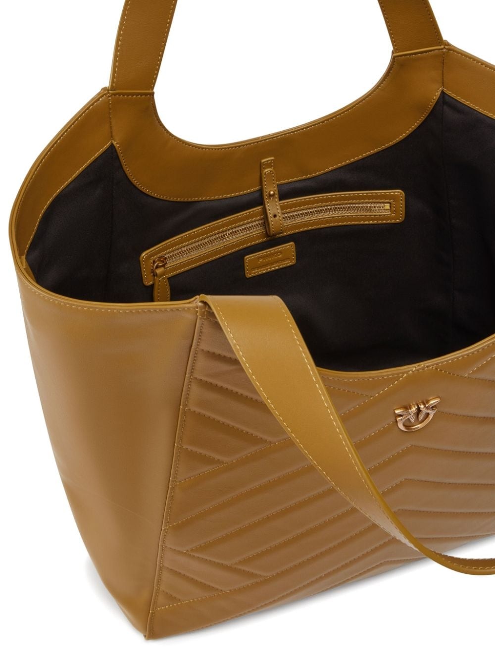 PINKO chevron-quilted tote bag | REVERSIBLE