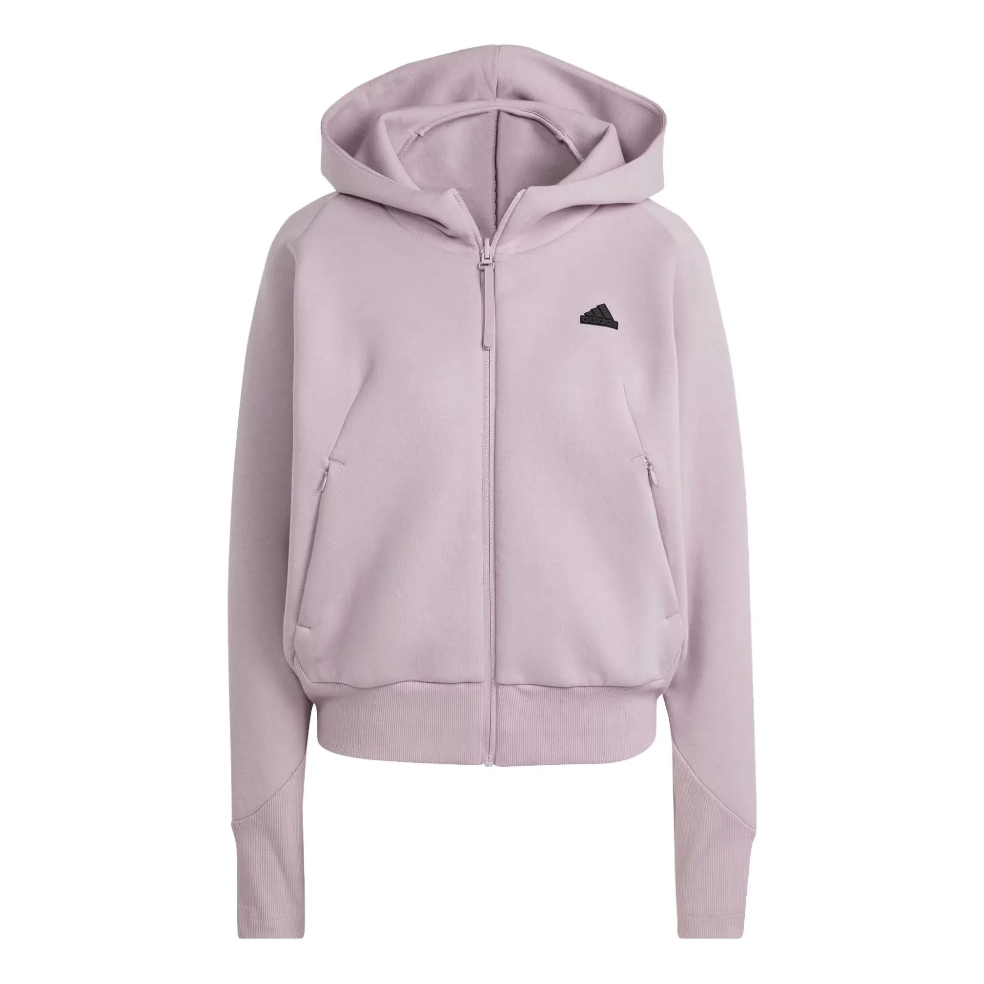 (WMNS) adidas Z.N.E. Full-Zip Hoodie 'Purple' IS3934 - 1
