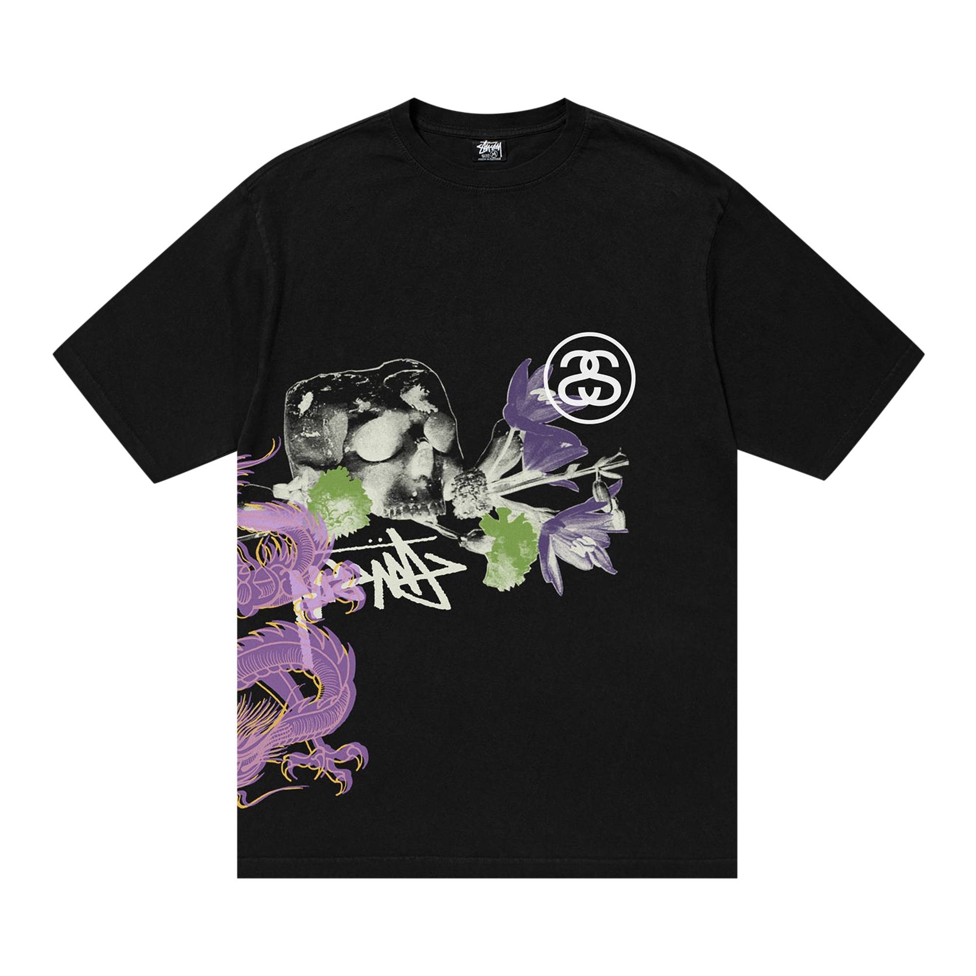 Stussy Strike Pigment Dyed Tee 'Black' - 1